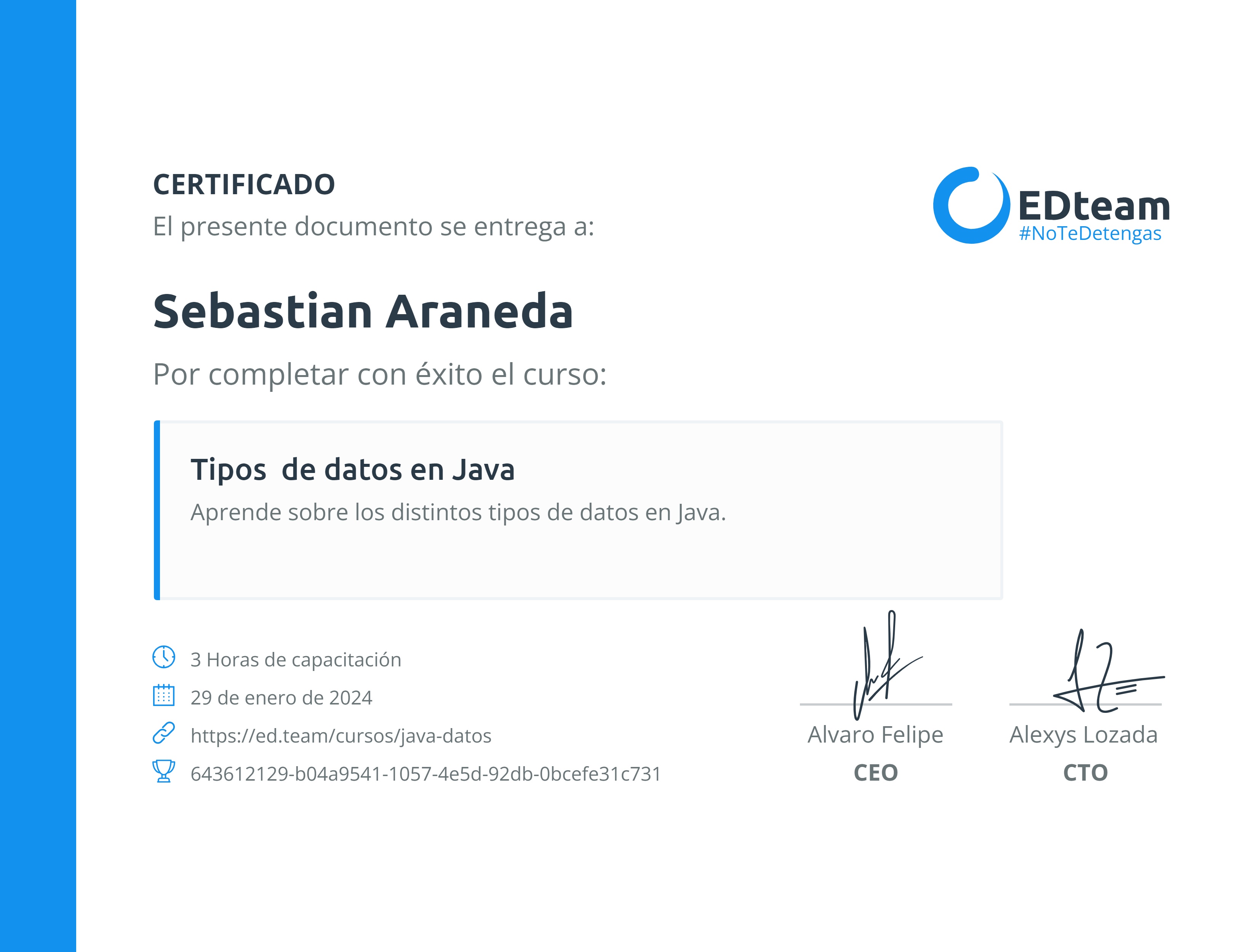 Certificado