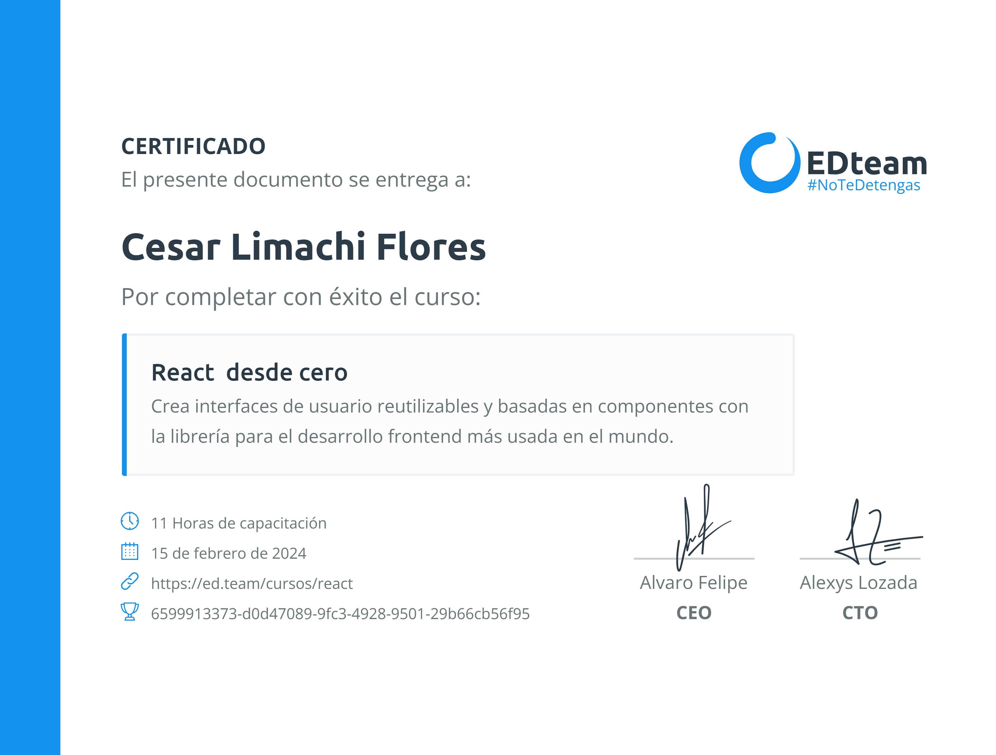 Certificado