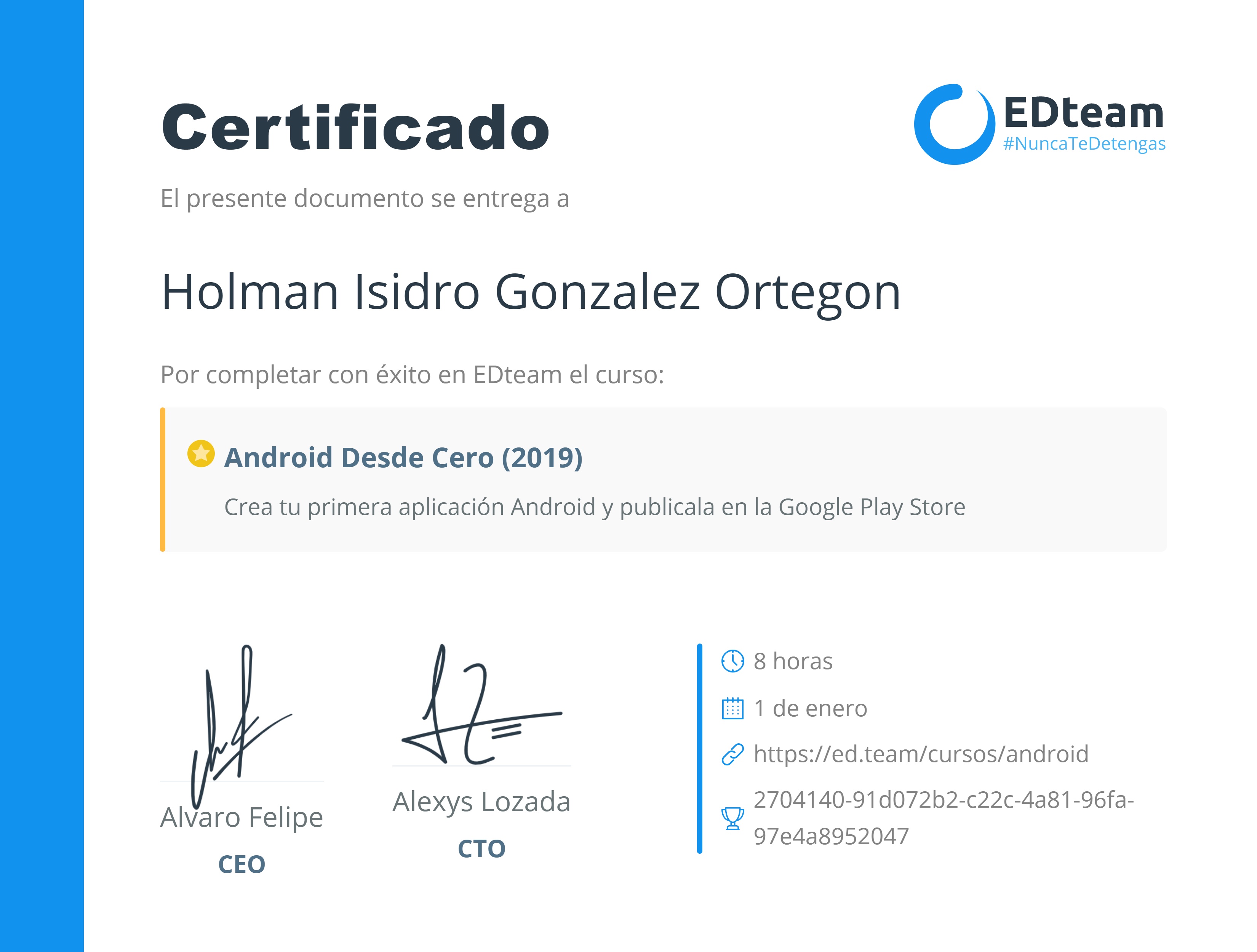 Certificado
