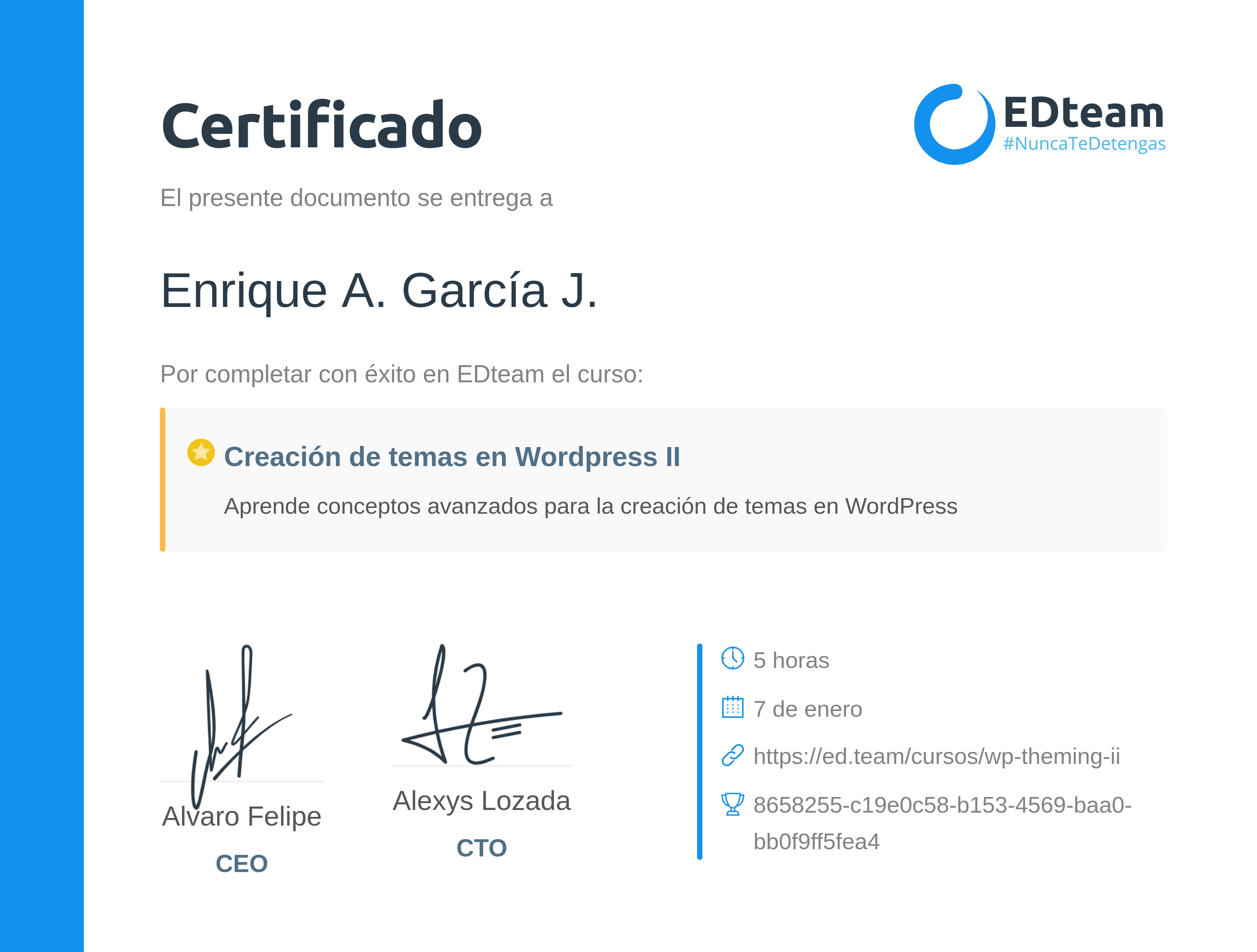 Certificado