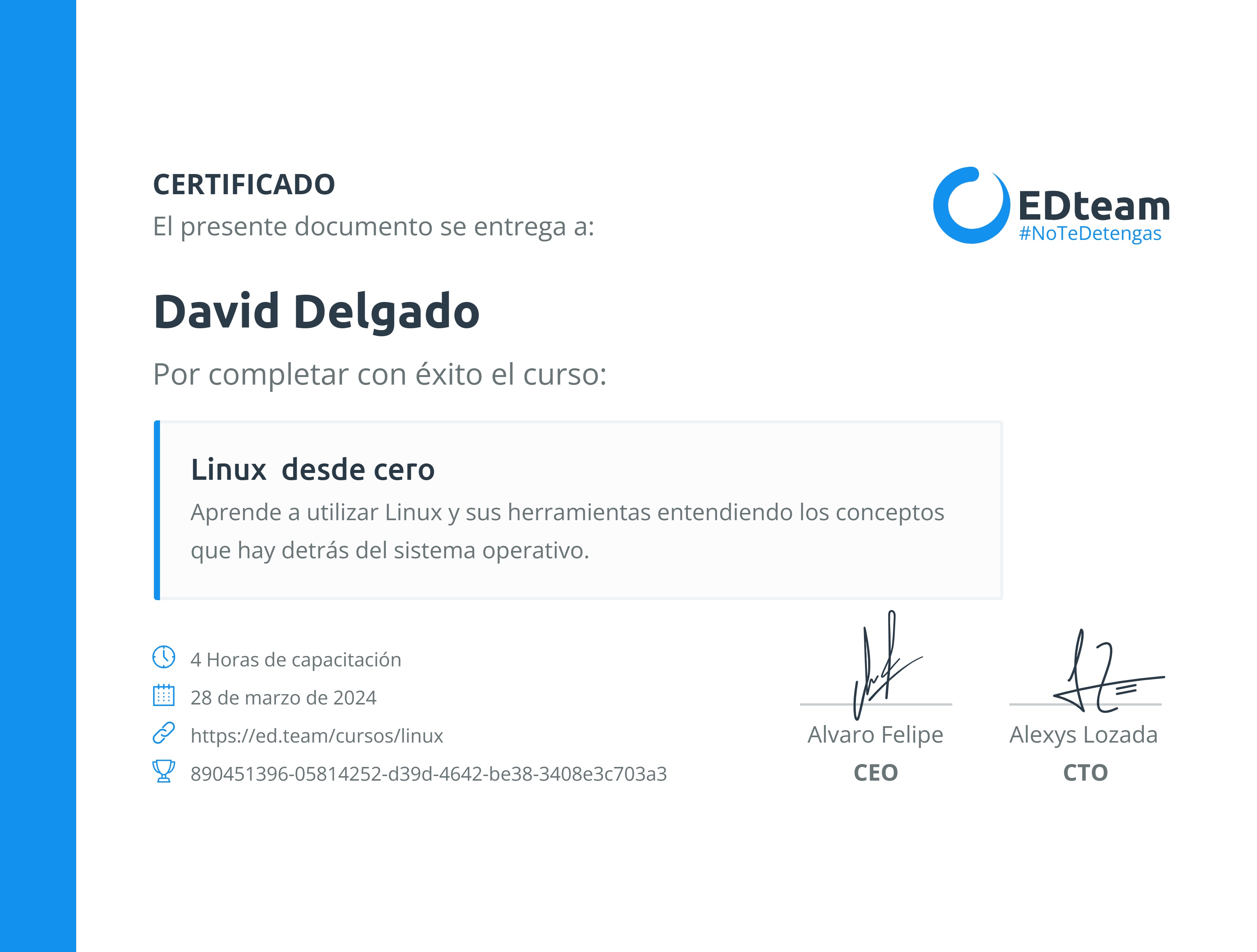 Certificado