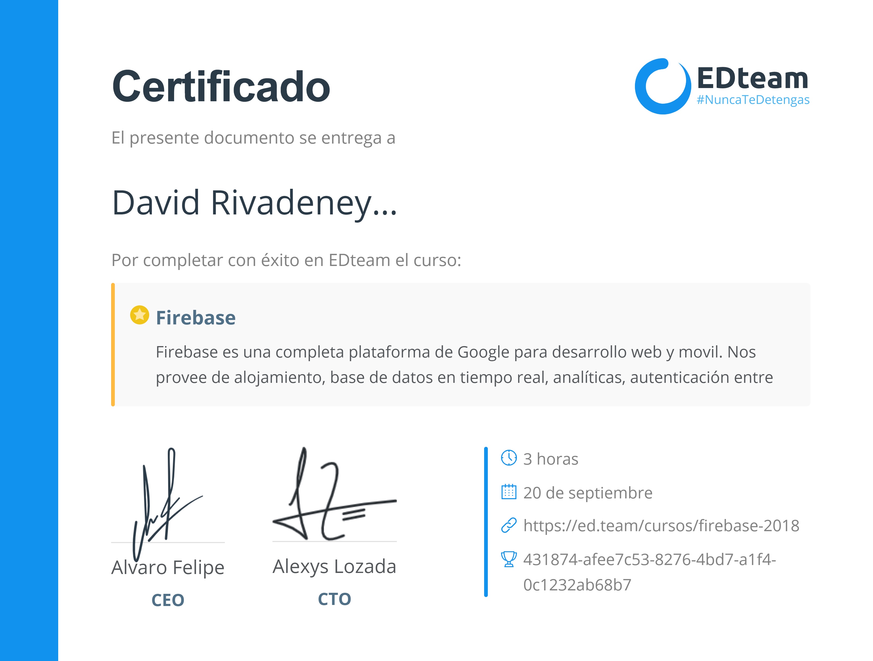 Certificado