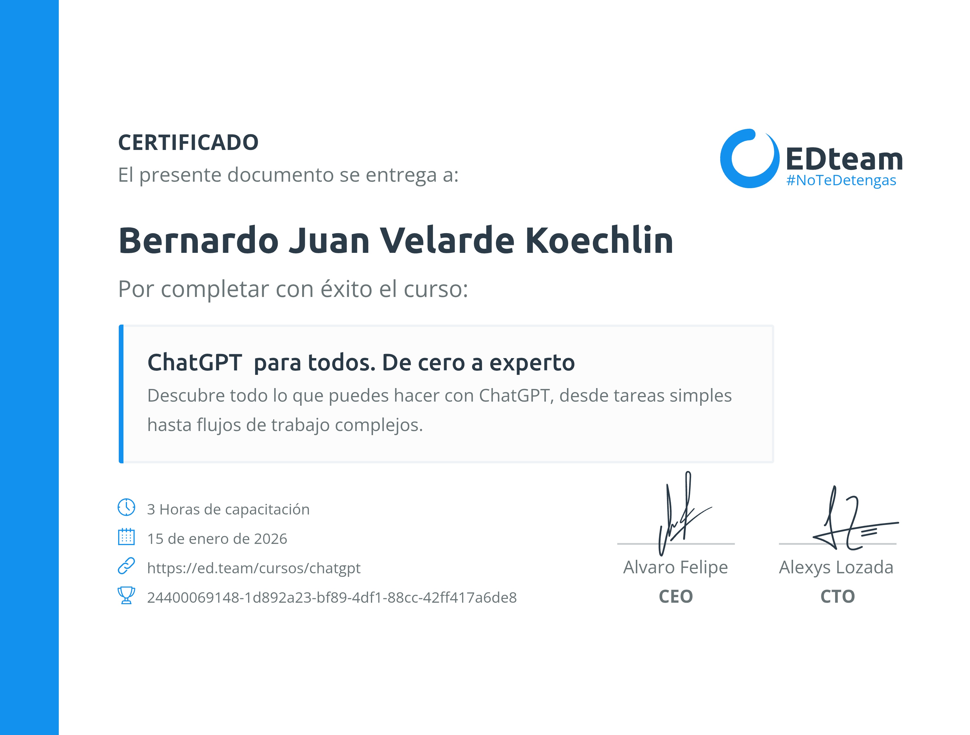 Certificado