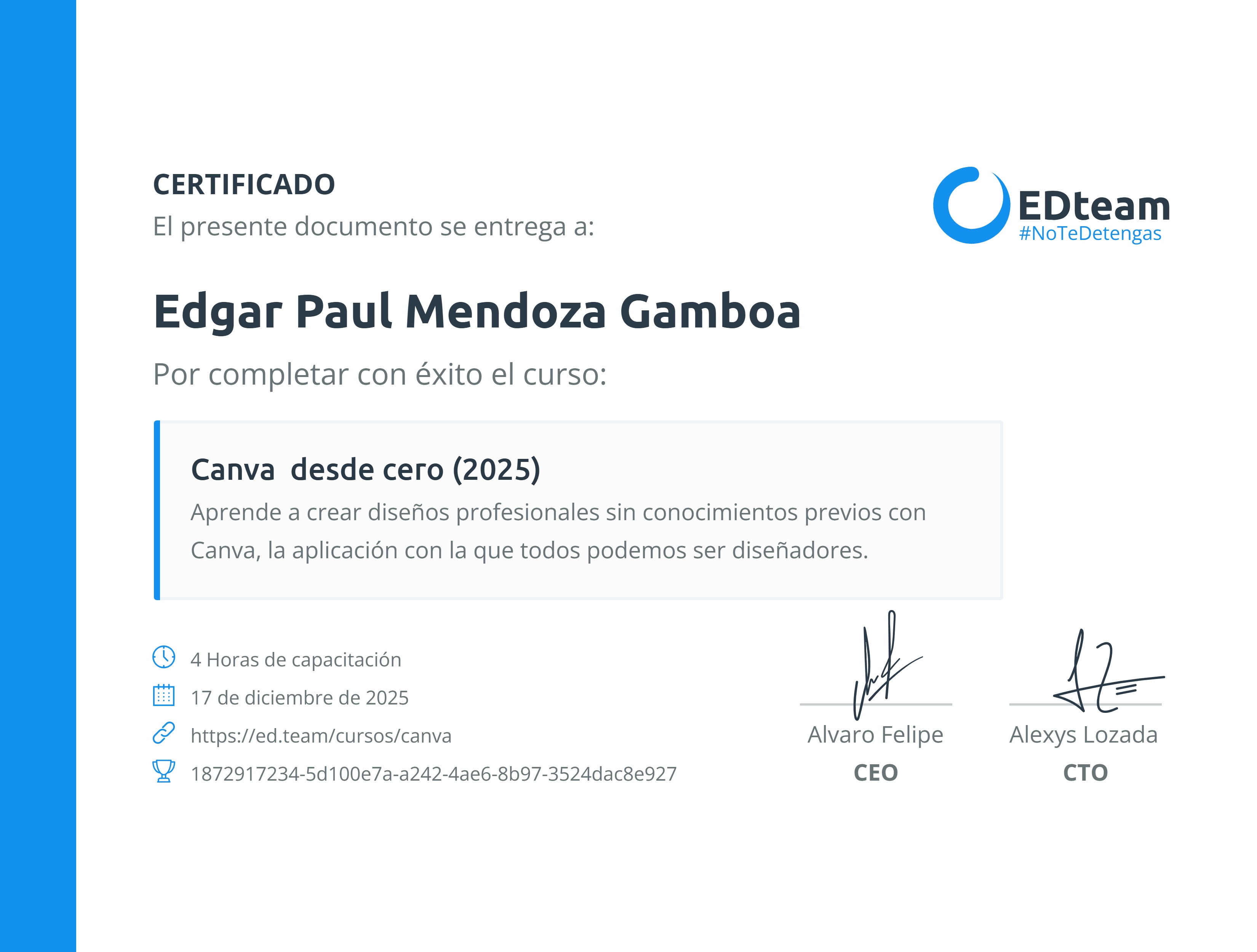 Certificado
