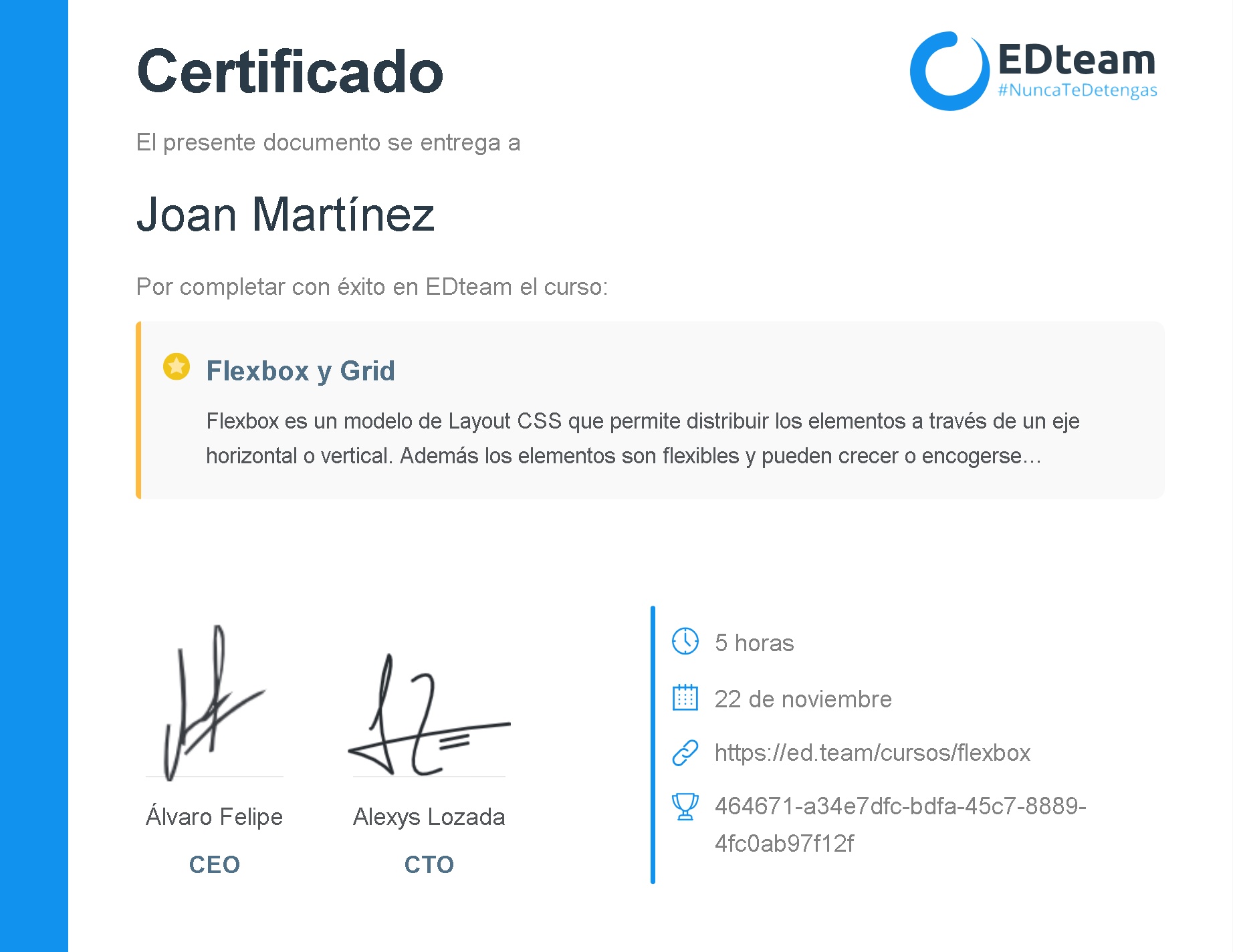 Certificado