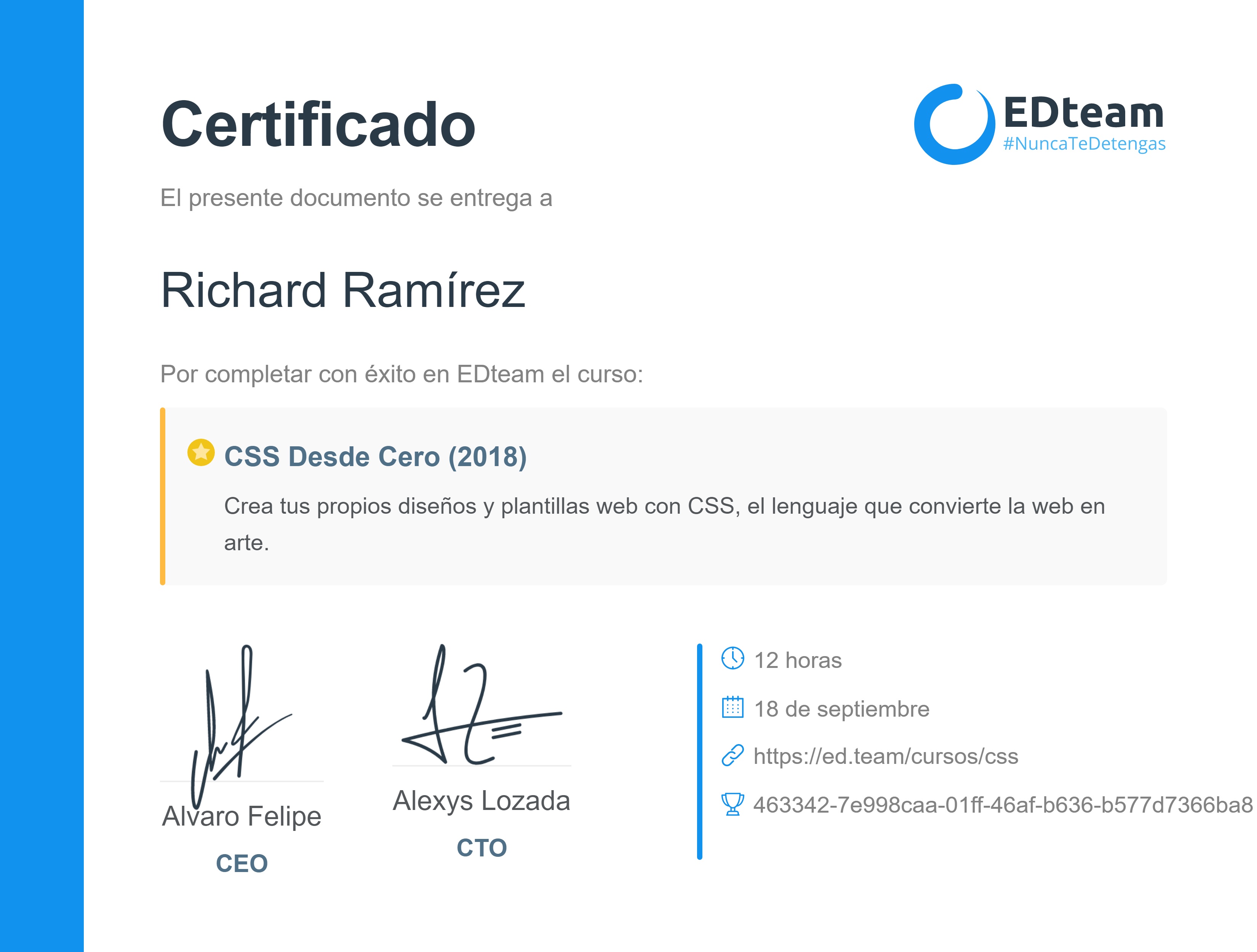 Certificado
