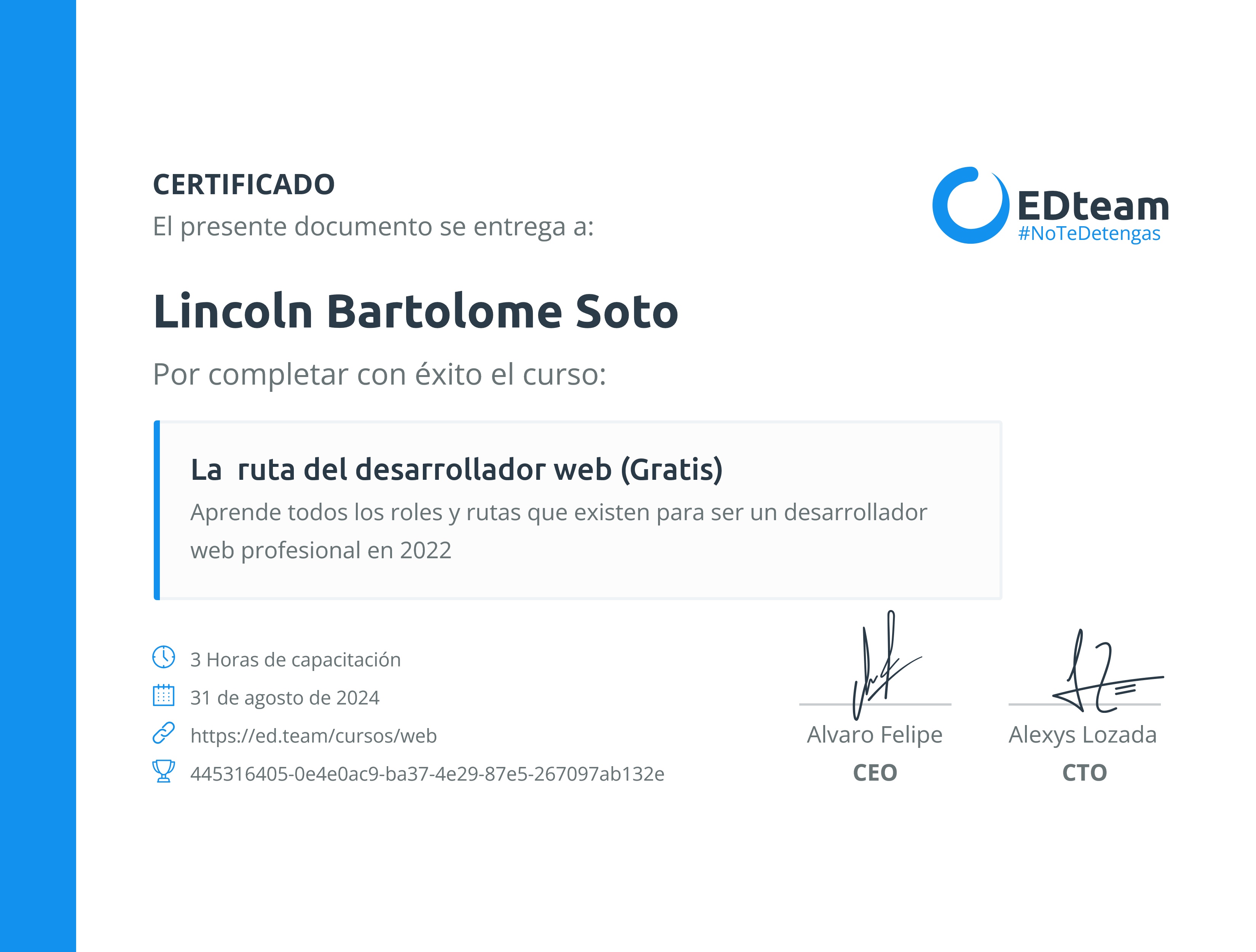 Certificado