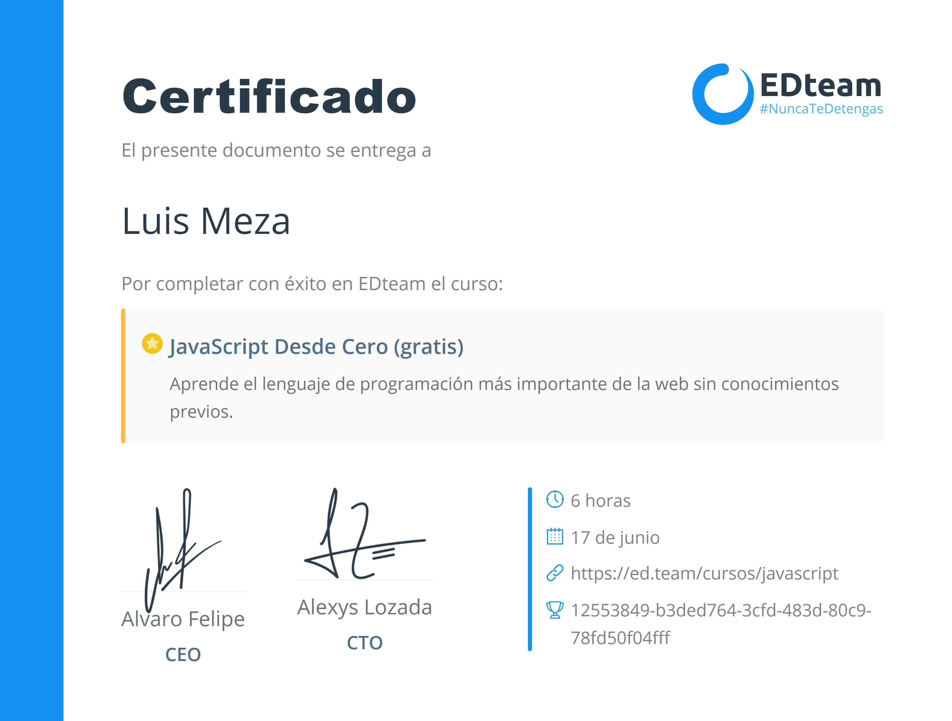 Certificado