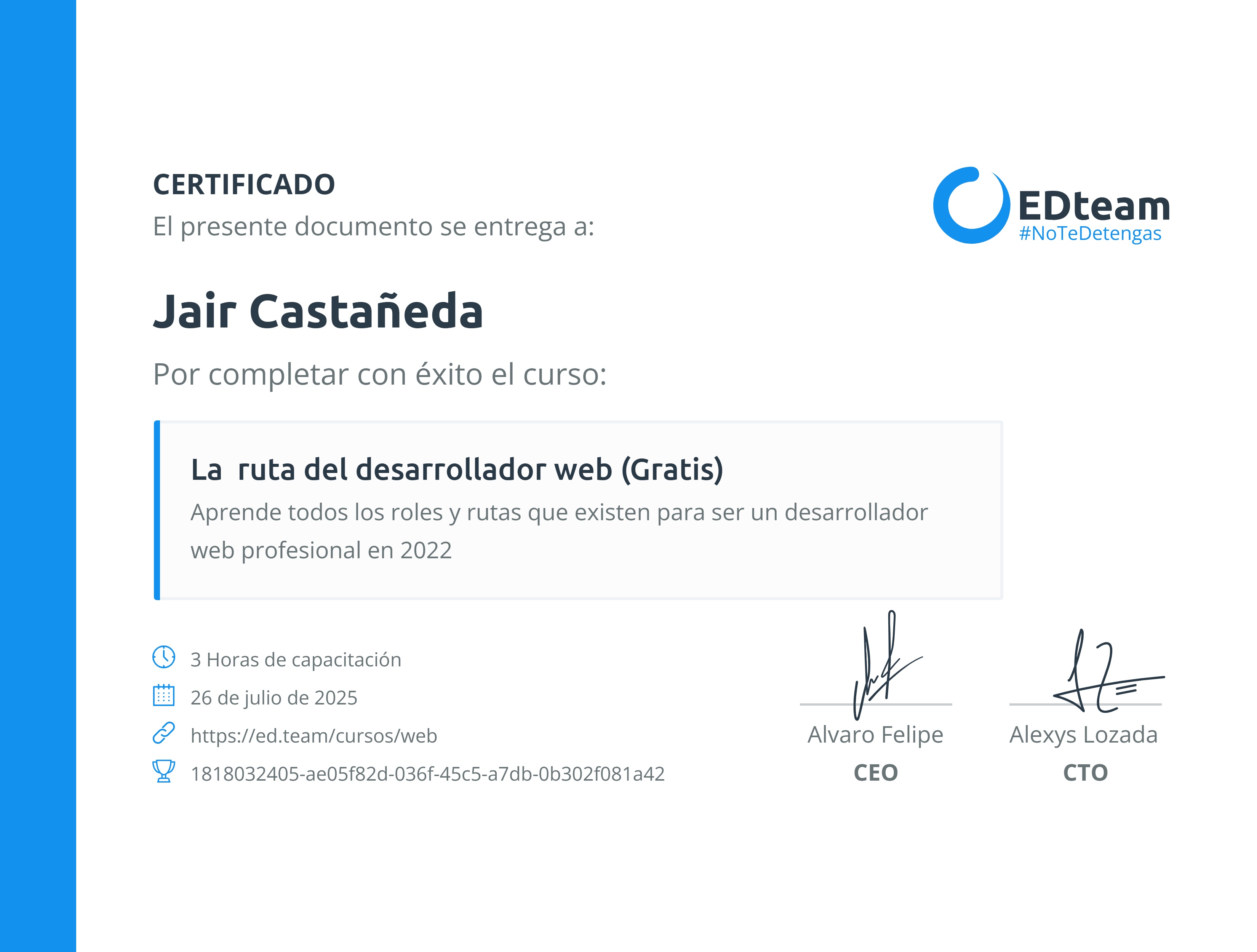 Certificado