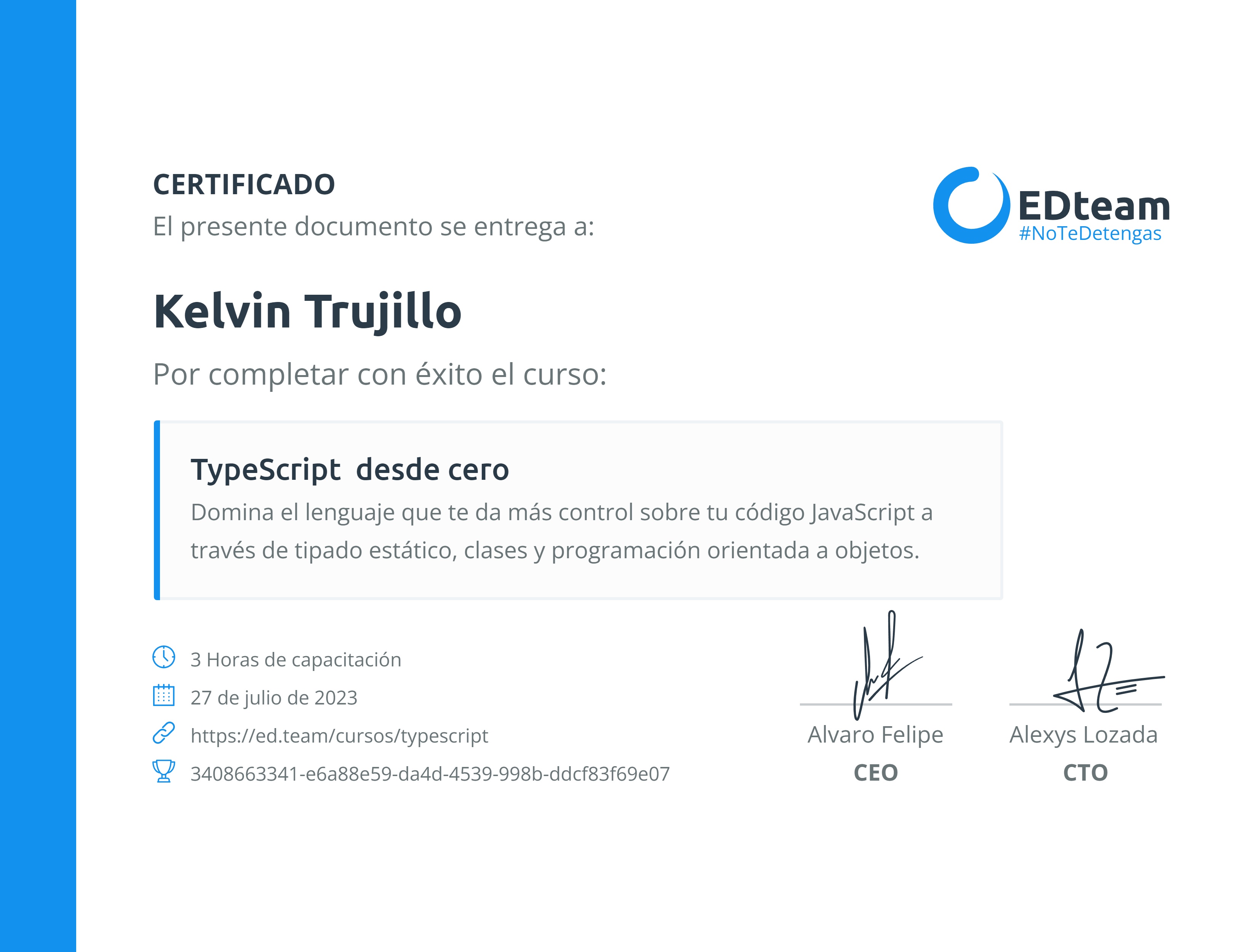 Certificado