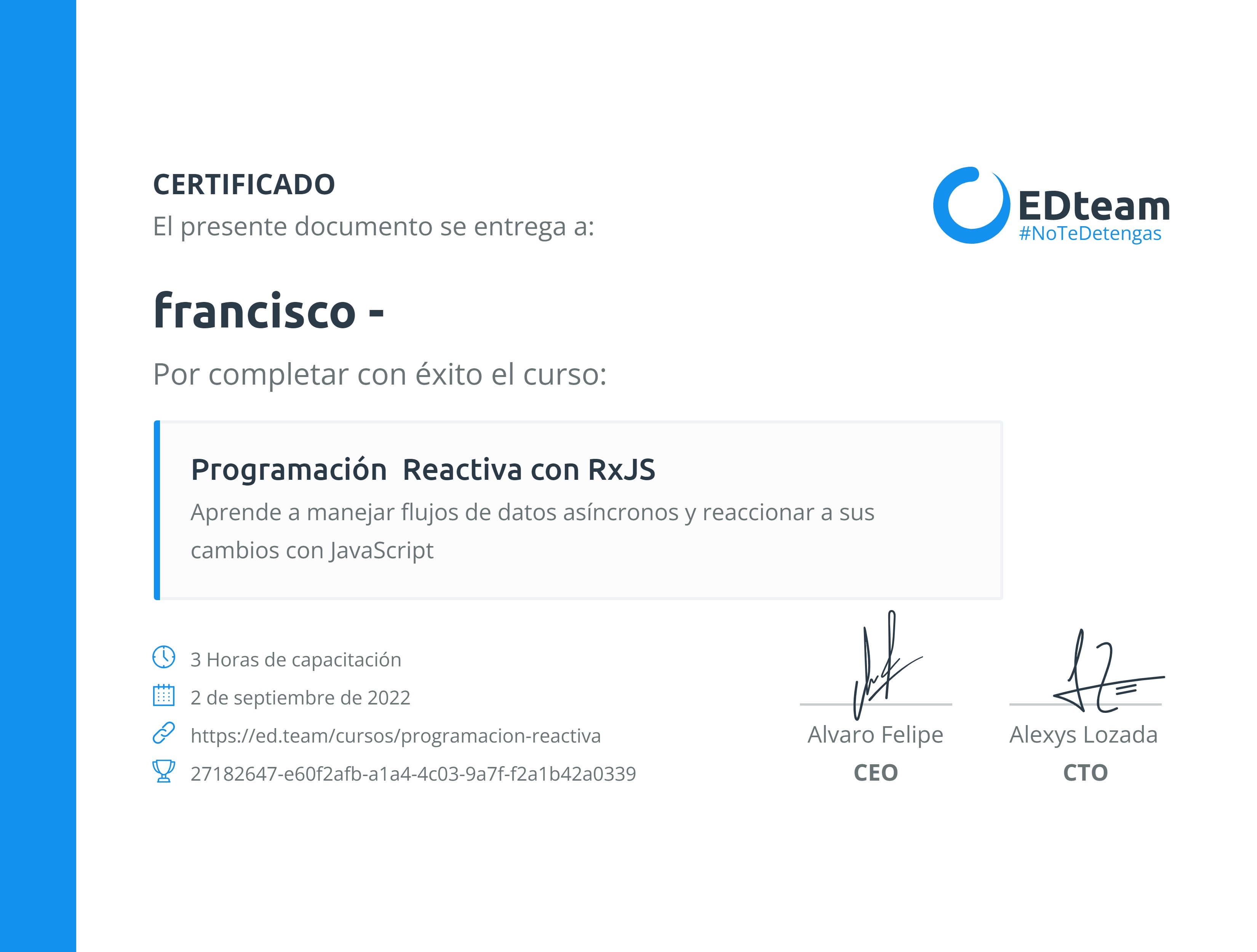 Certificado
