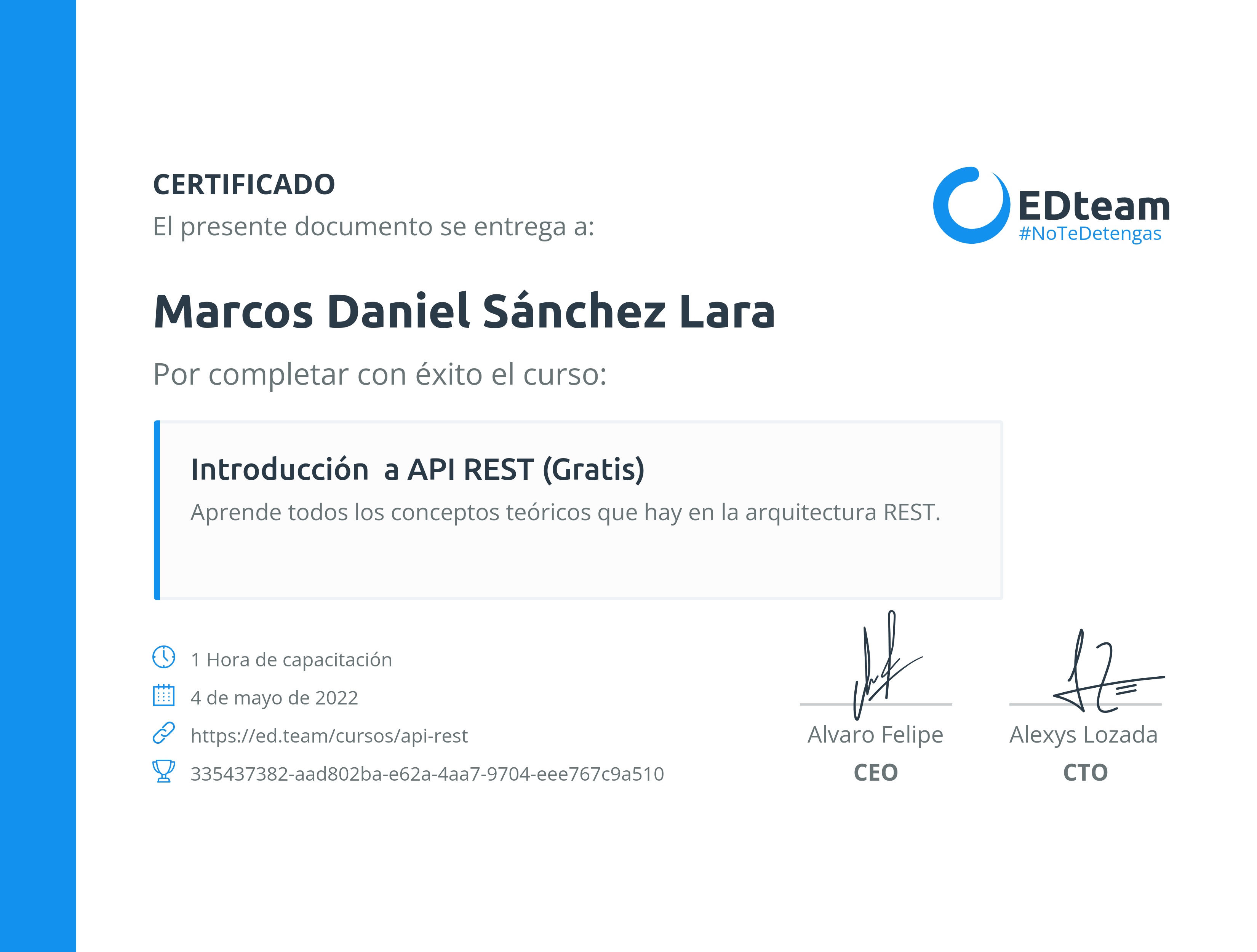 Certificado