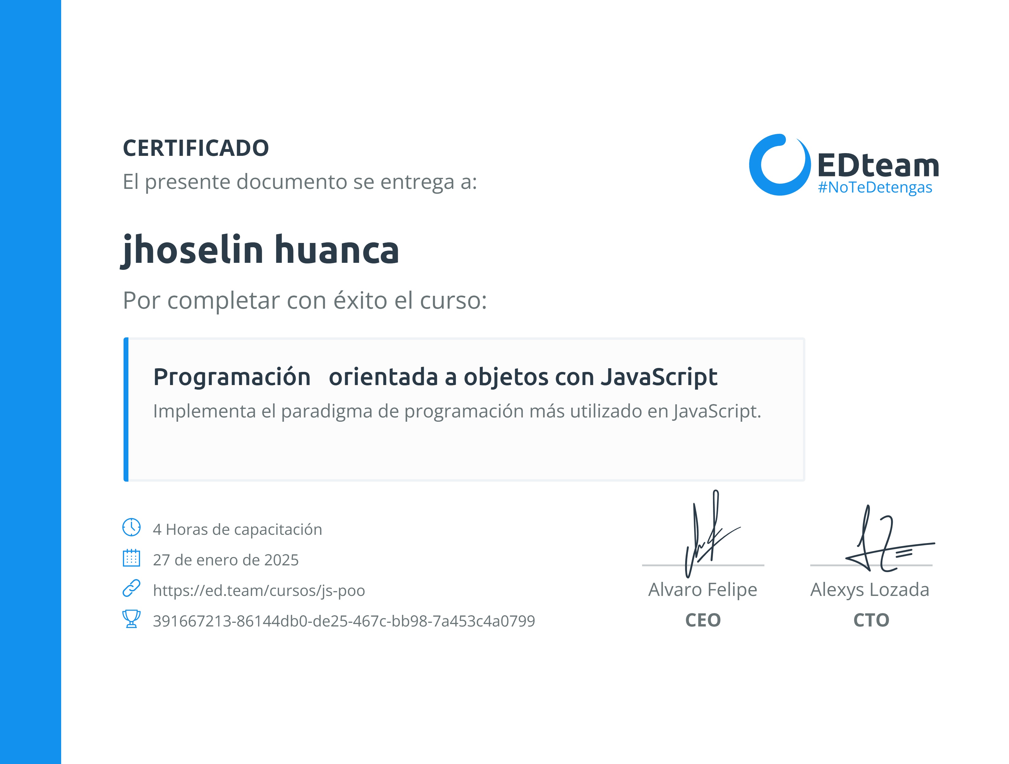 Certificado
