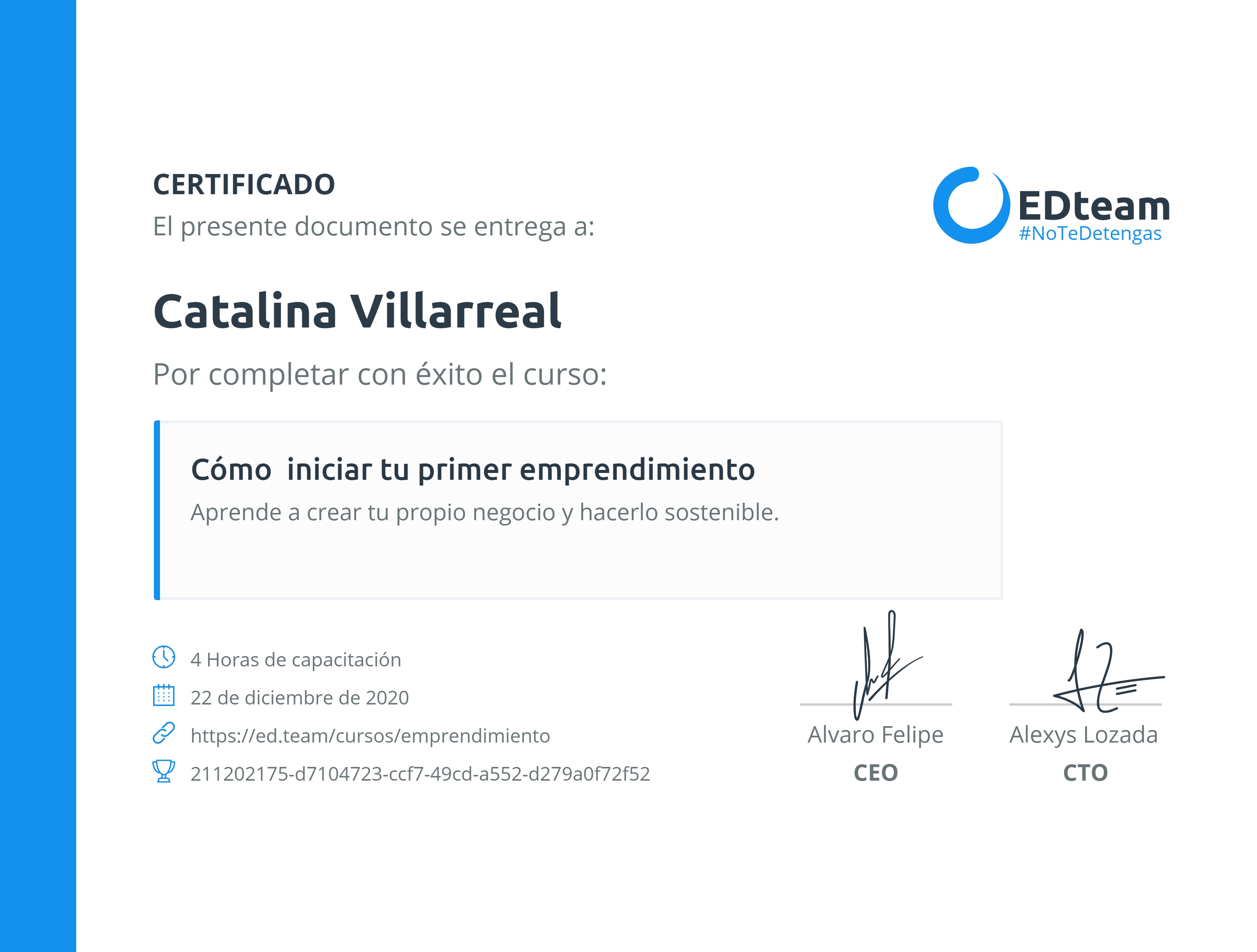 Certificado