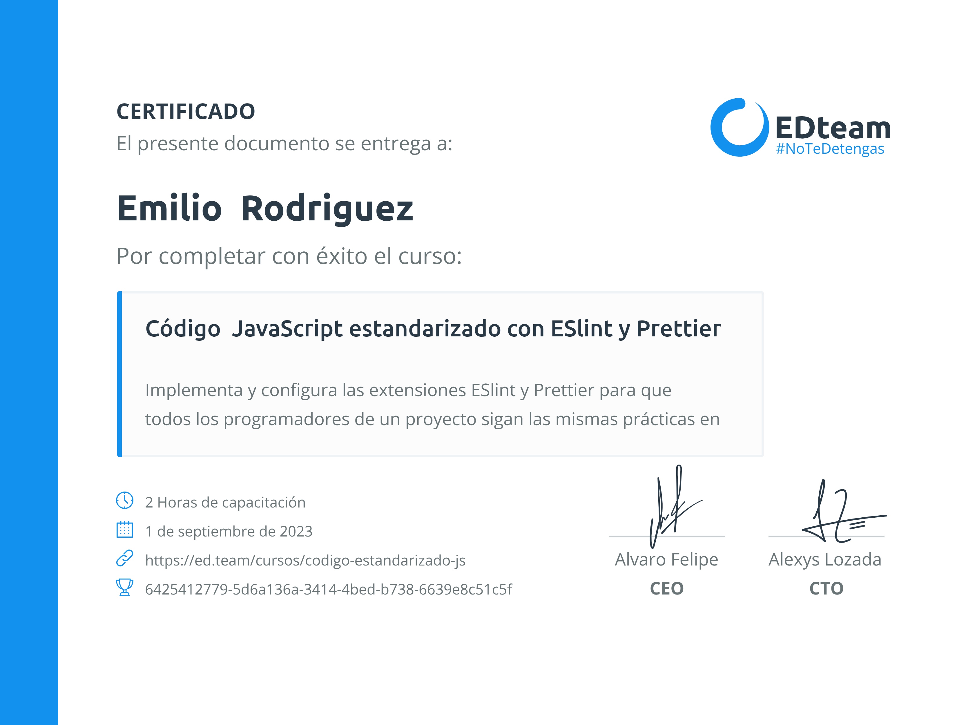 Certificado