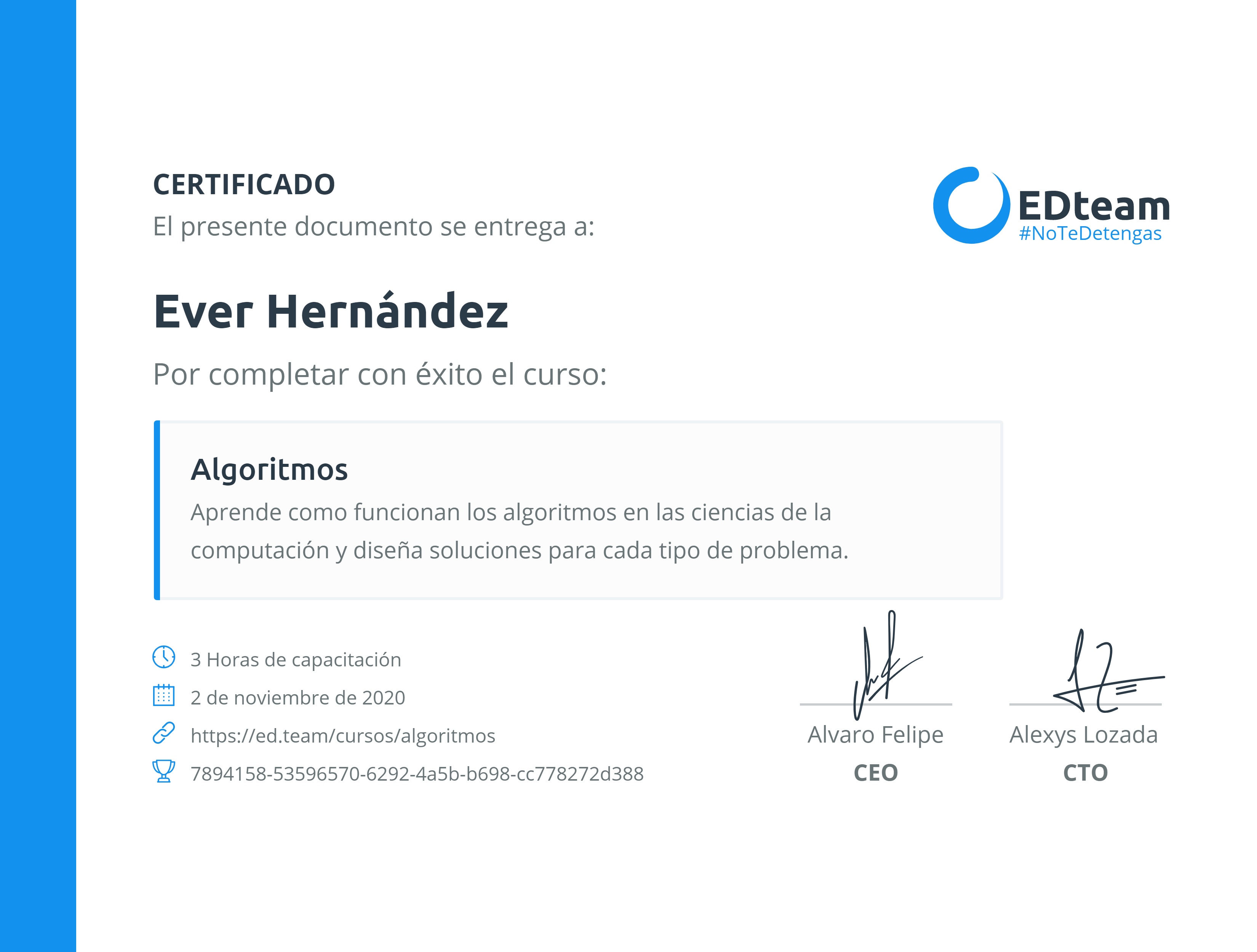 Certificado