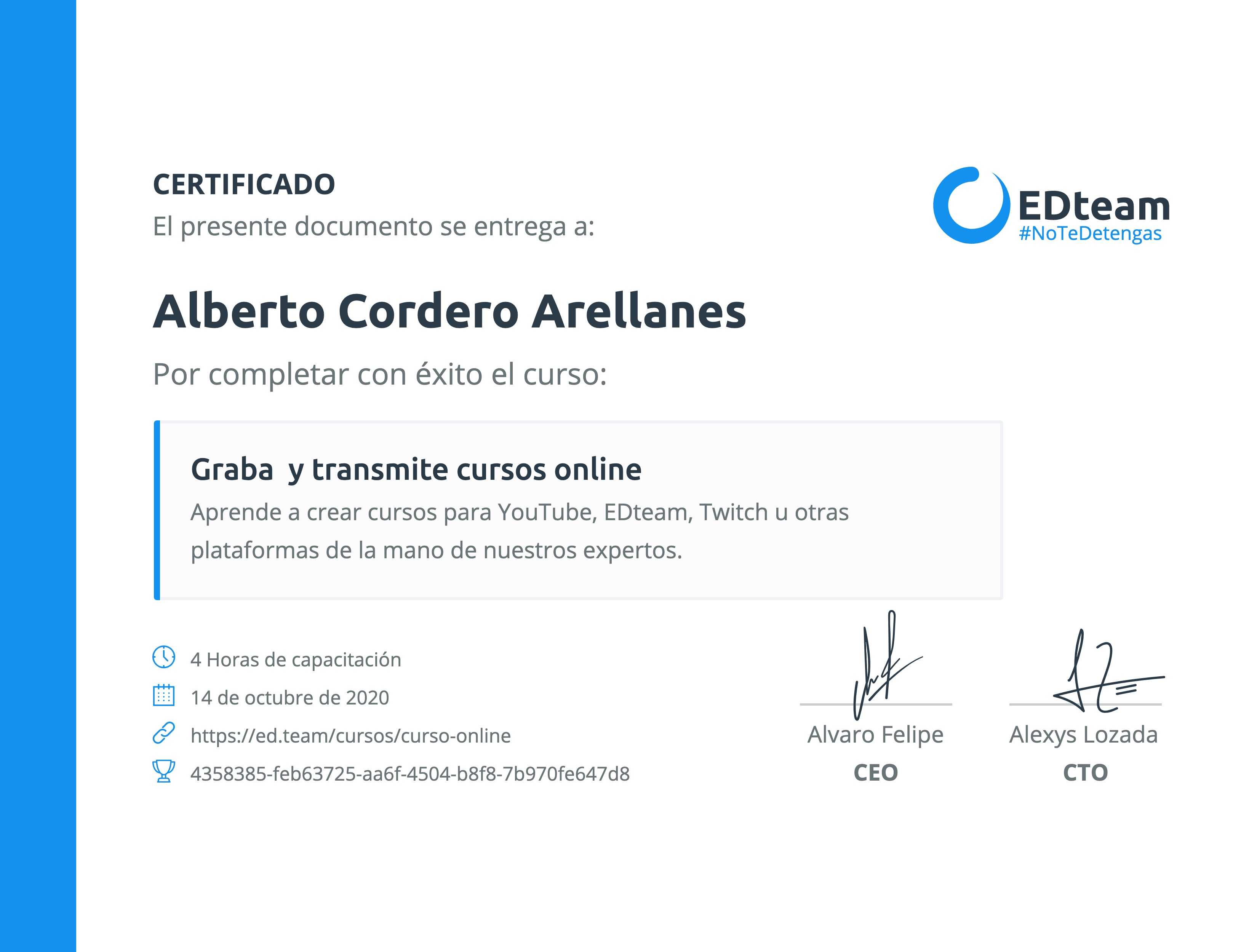 Certificado