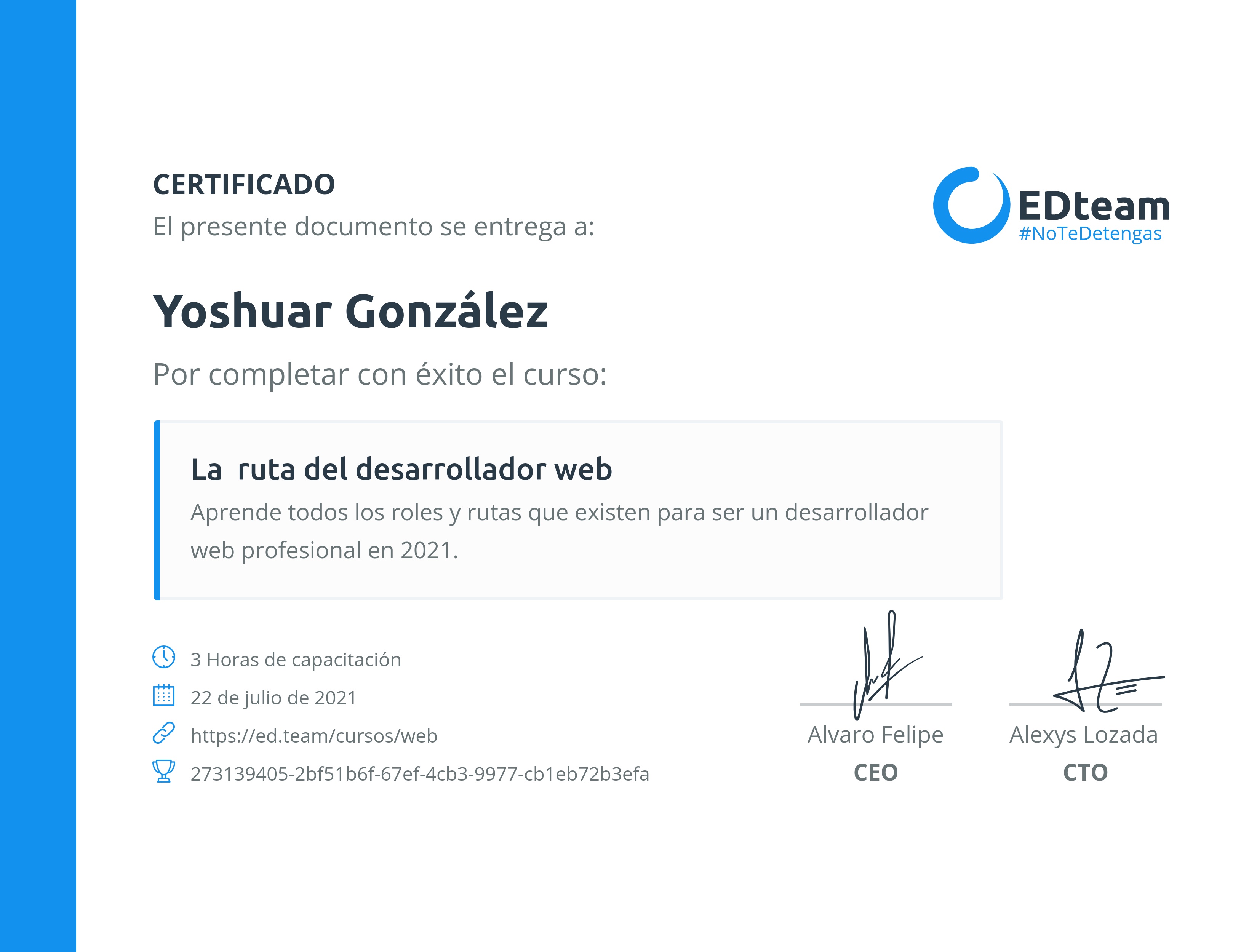 Certificado