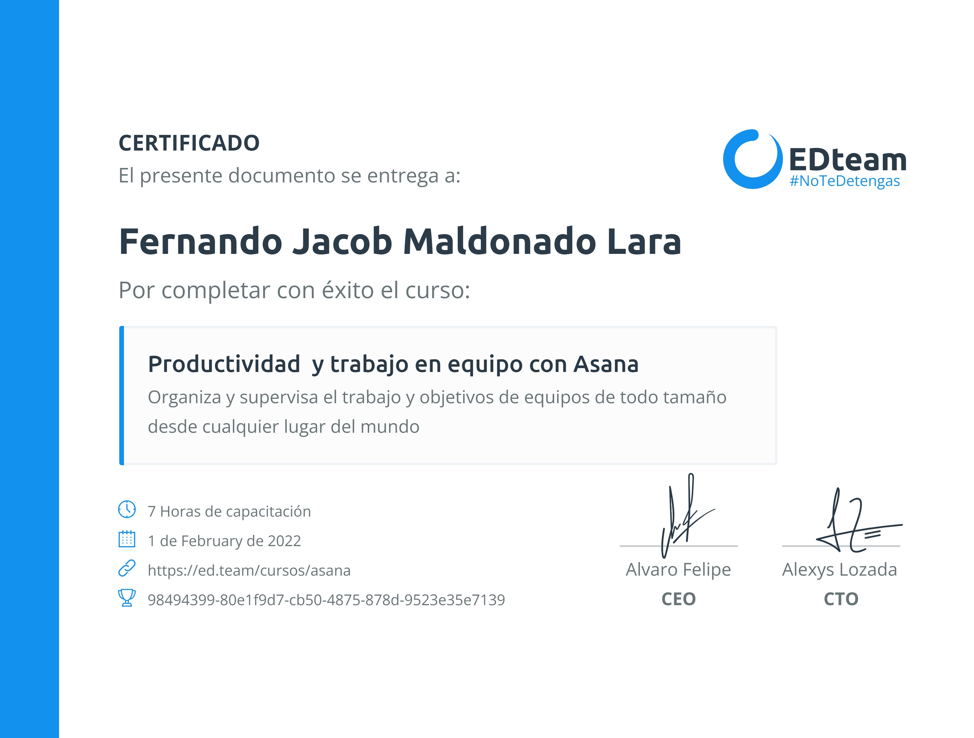Certificado