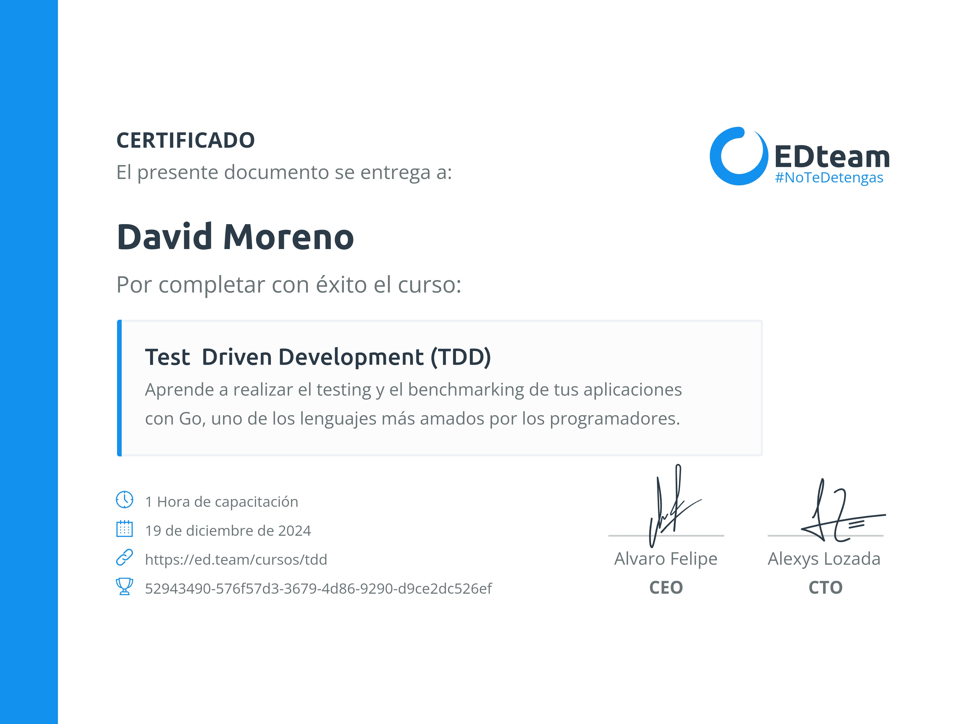 Certificado
