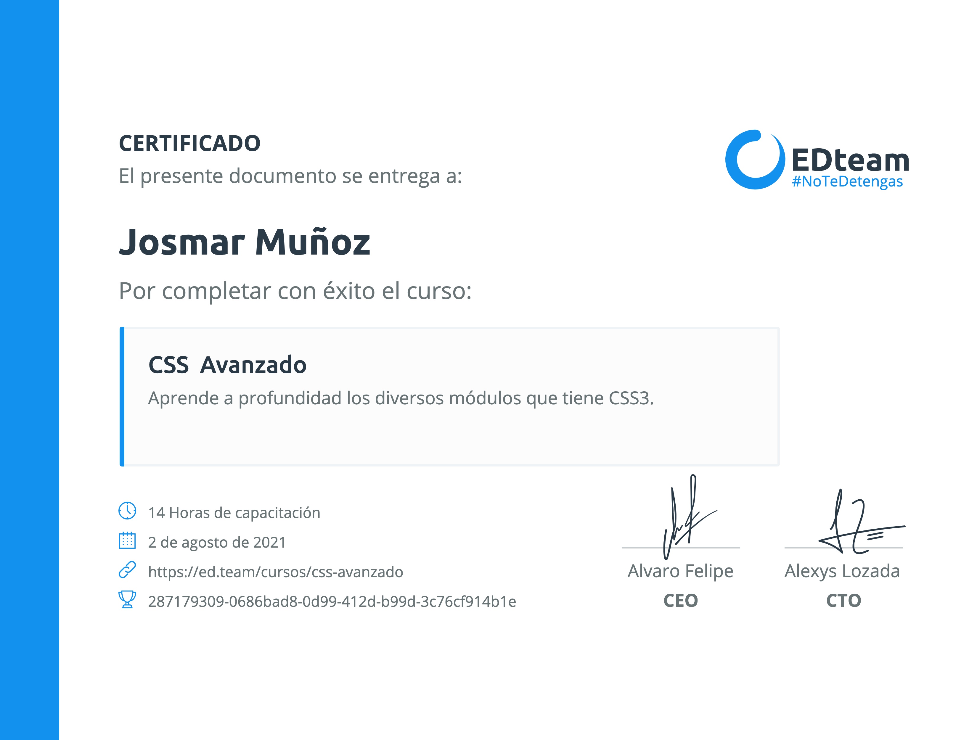 Certificado