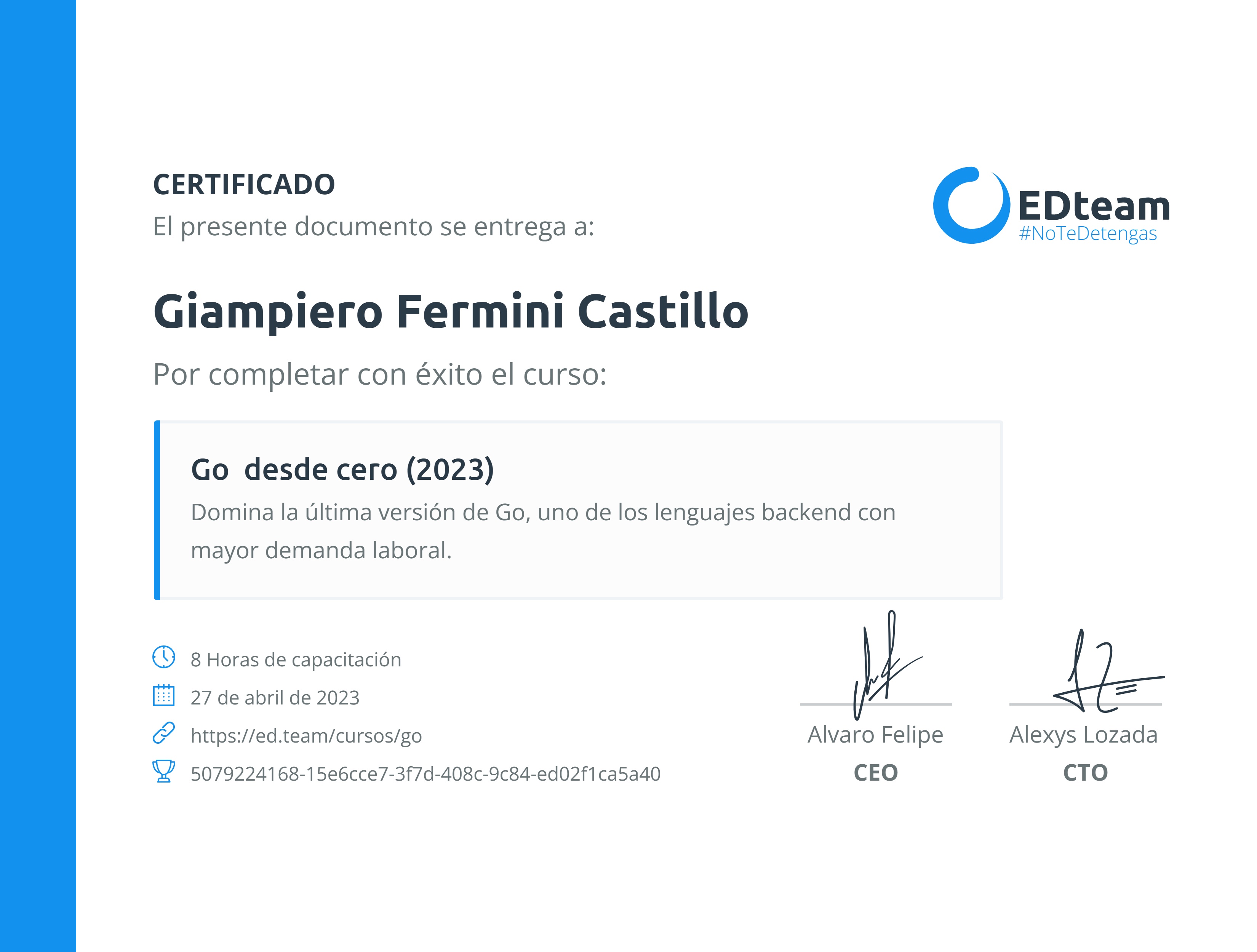 Certificado