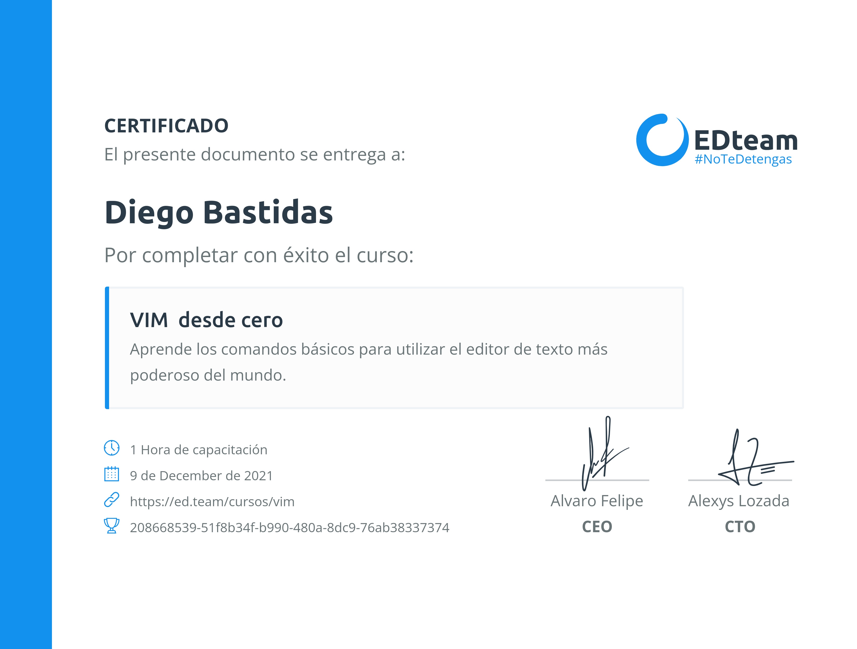 Certificado