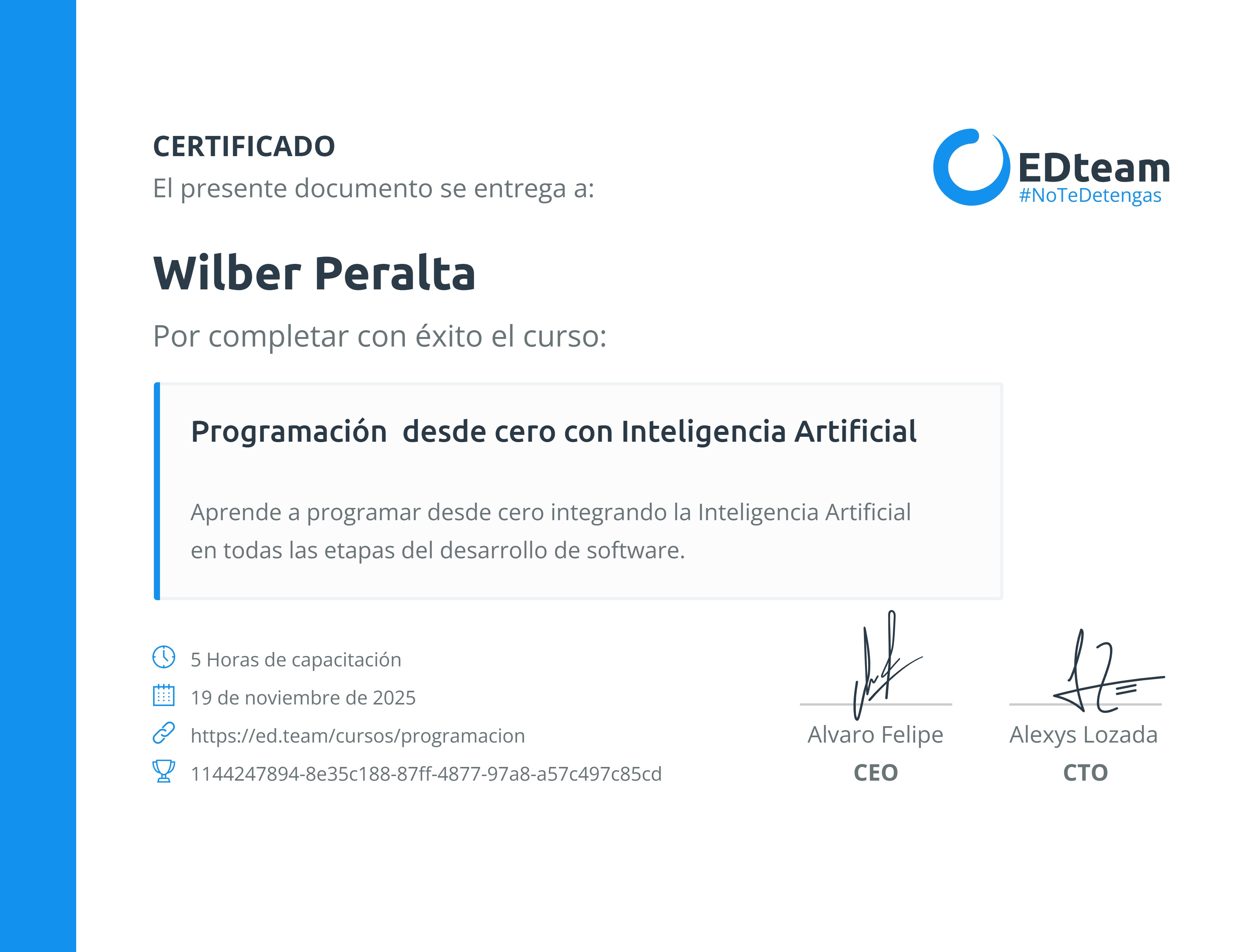 Certificado