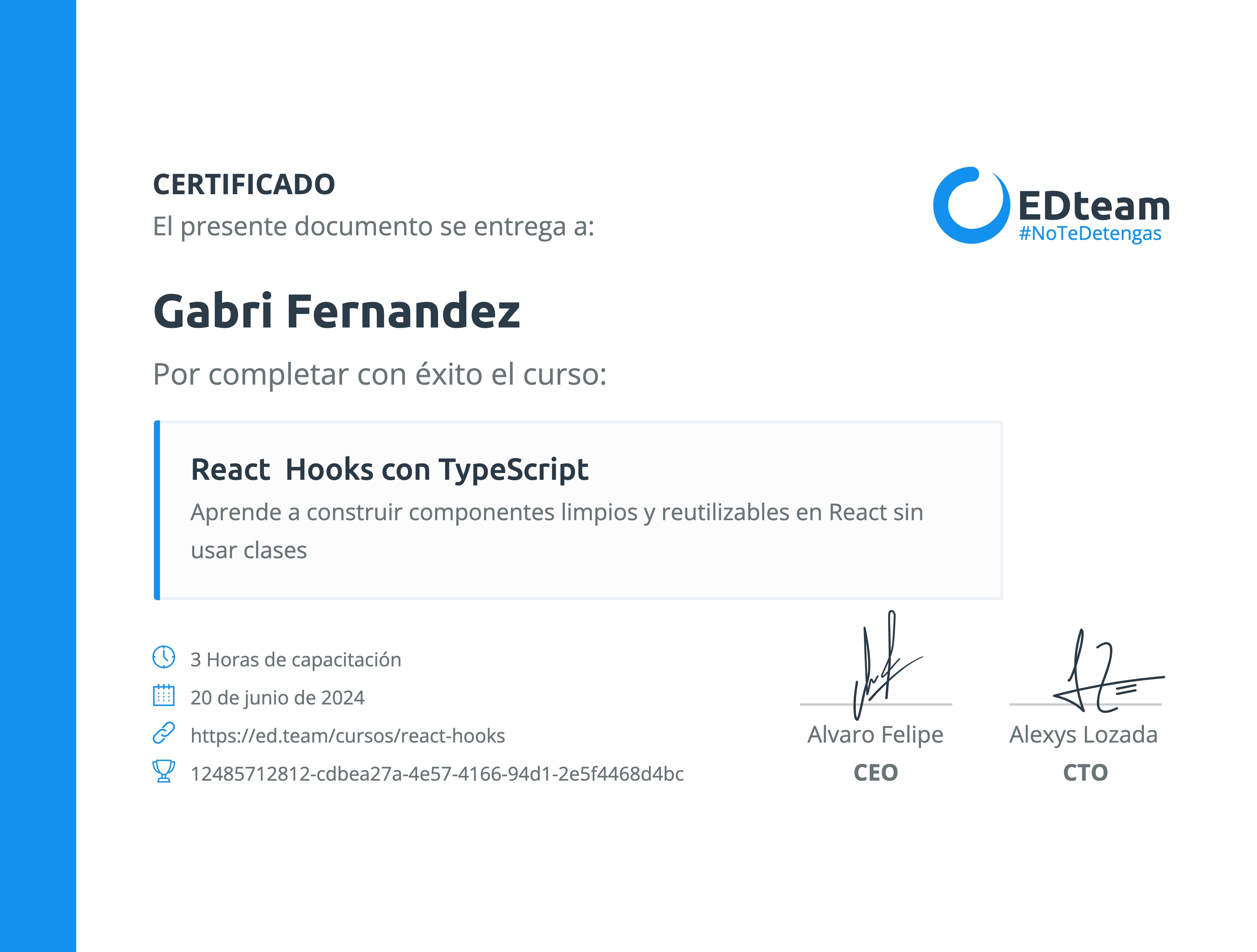 Certificado