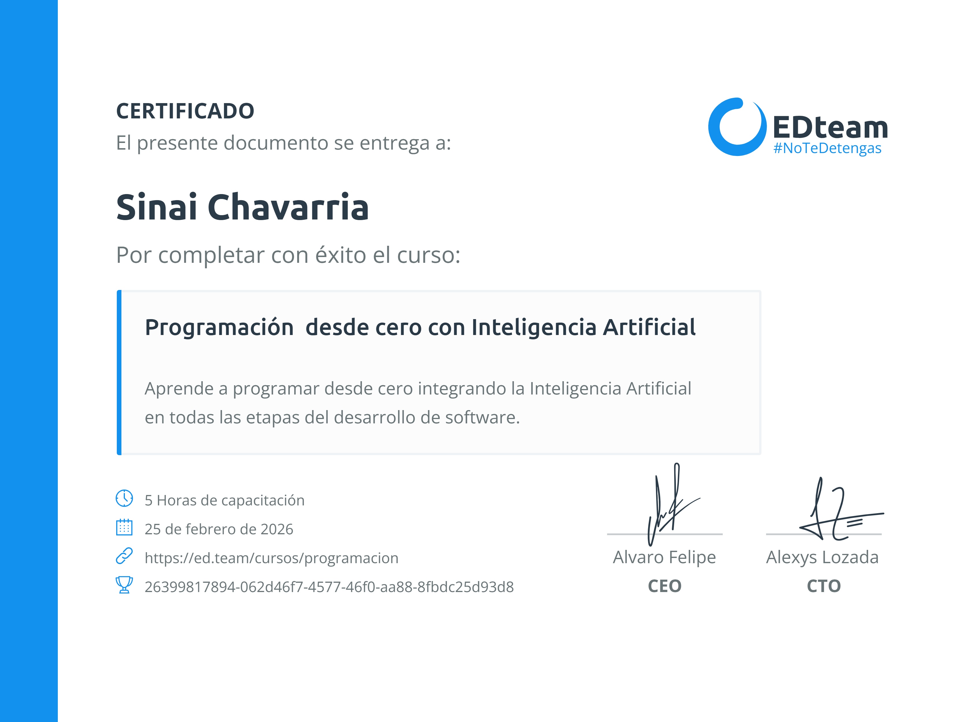 Certificado