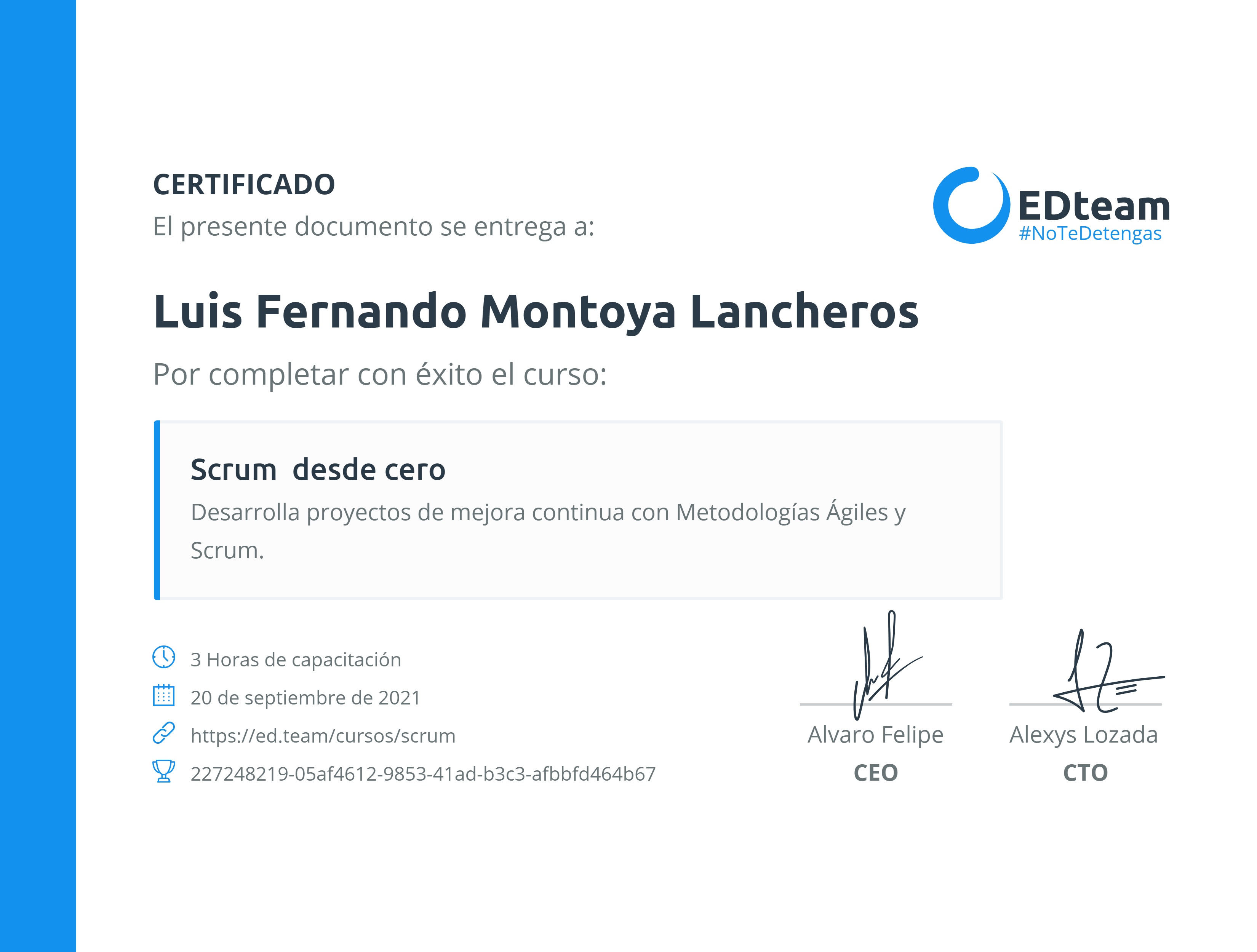 Certificado