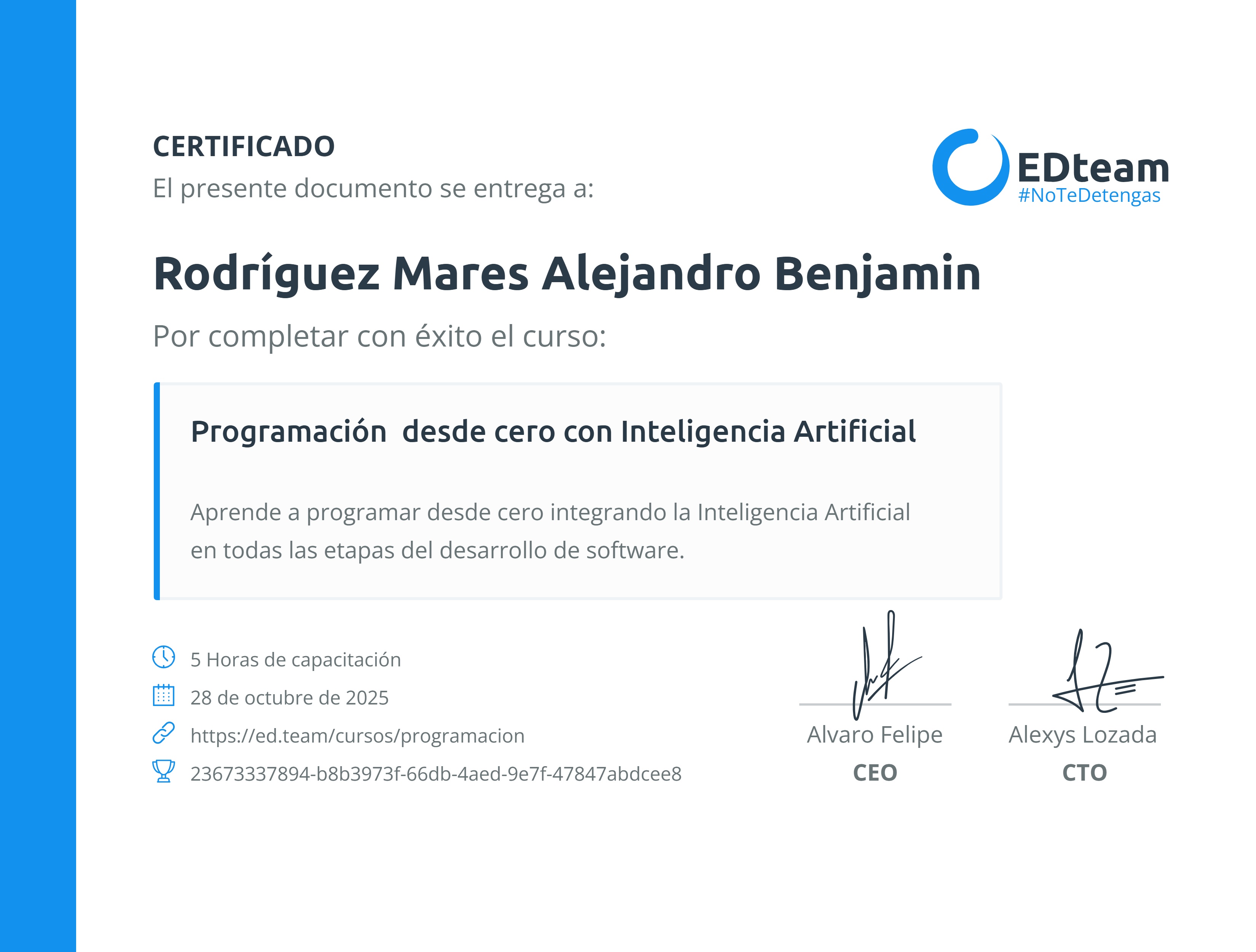 Certificado