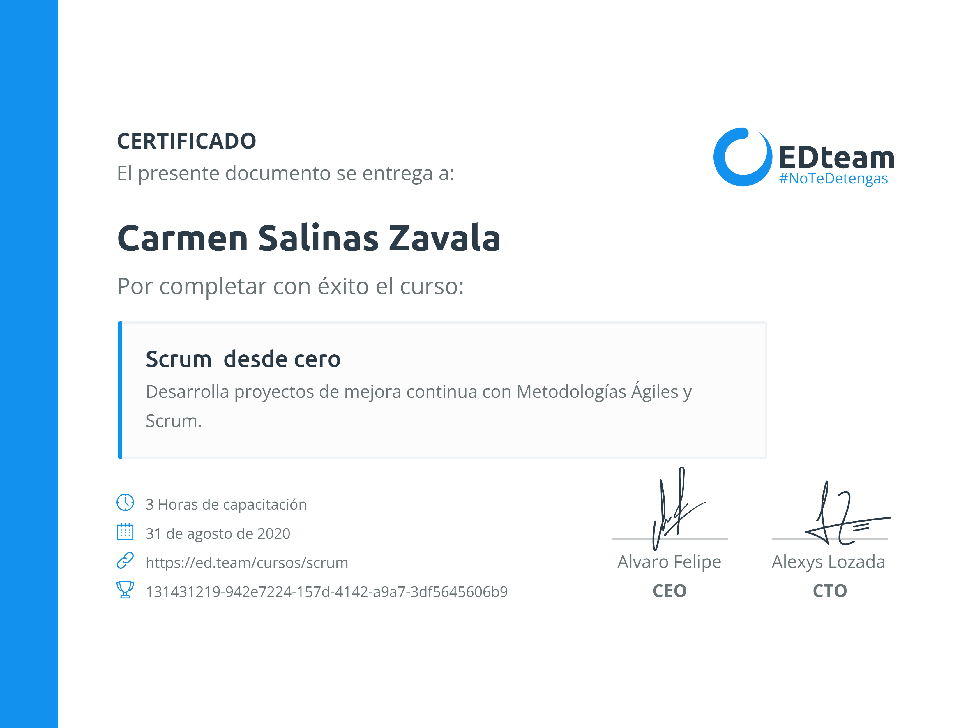 Certificado