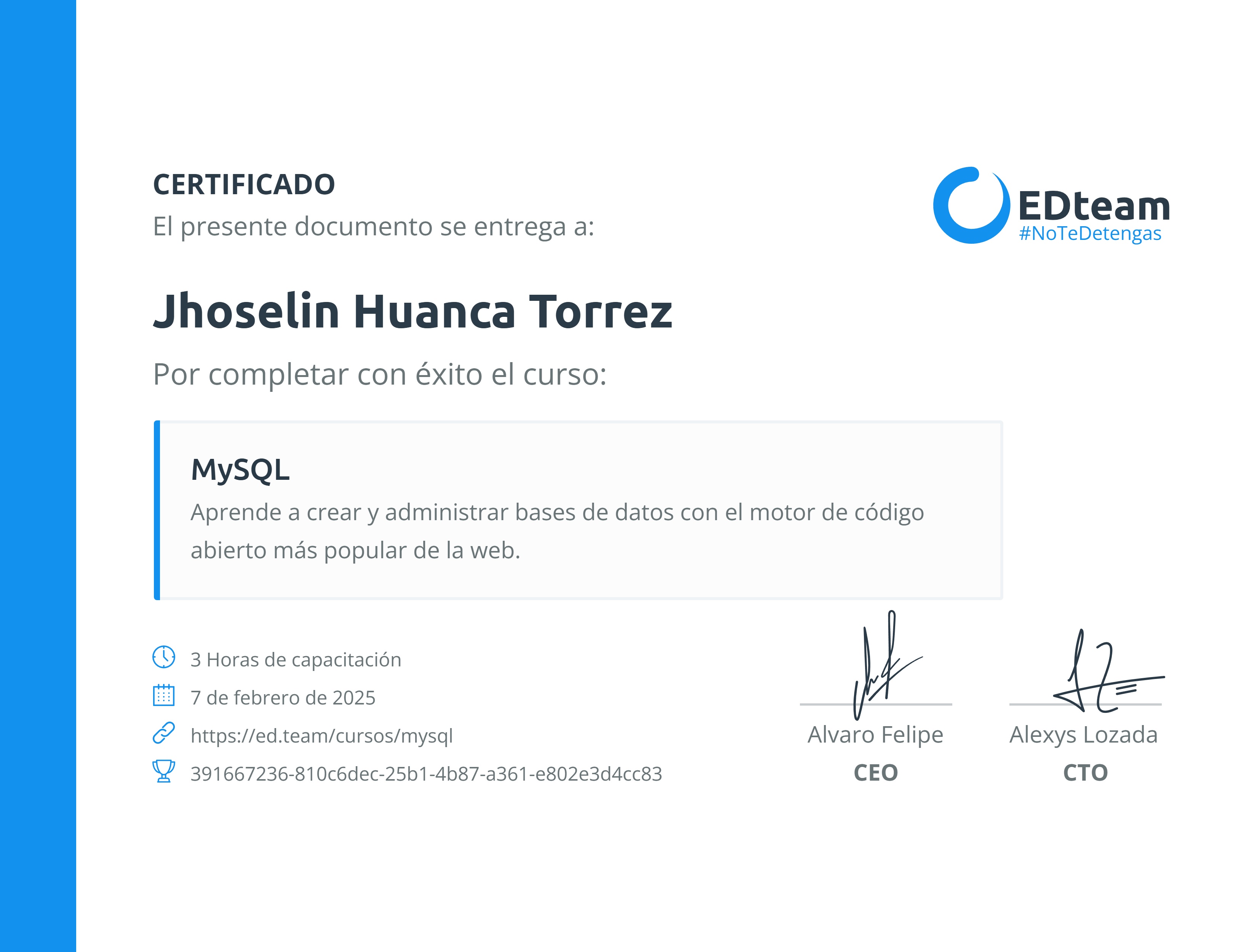 Certificado