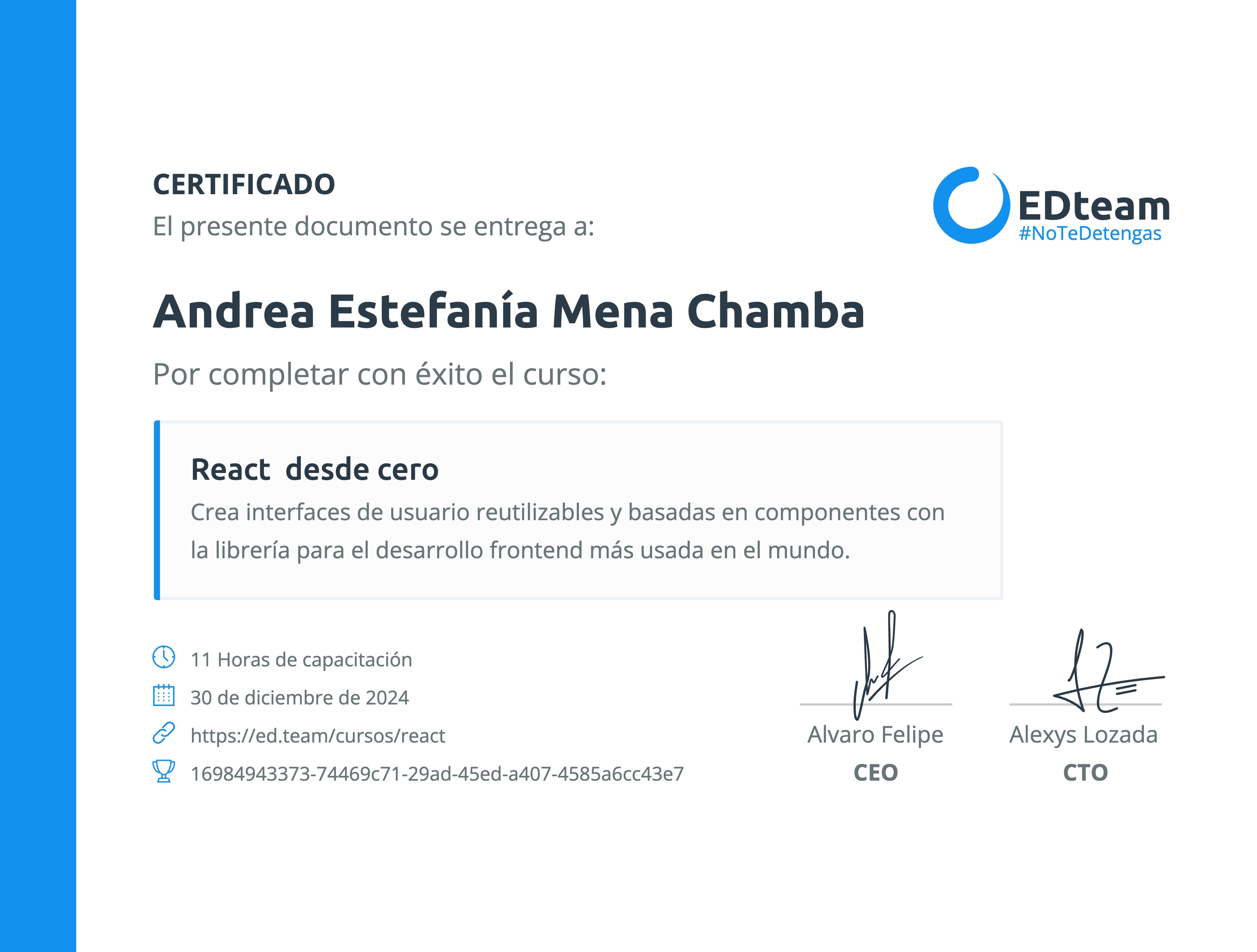 Certificado