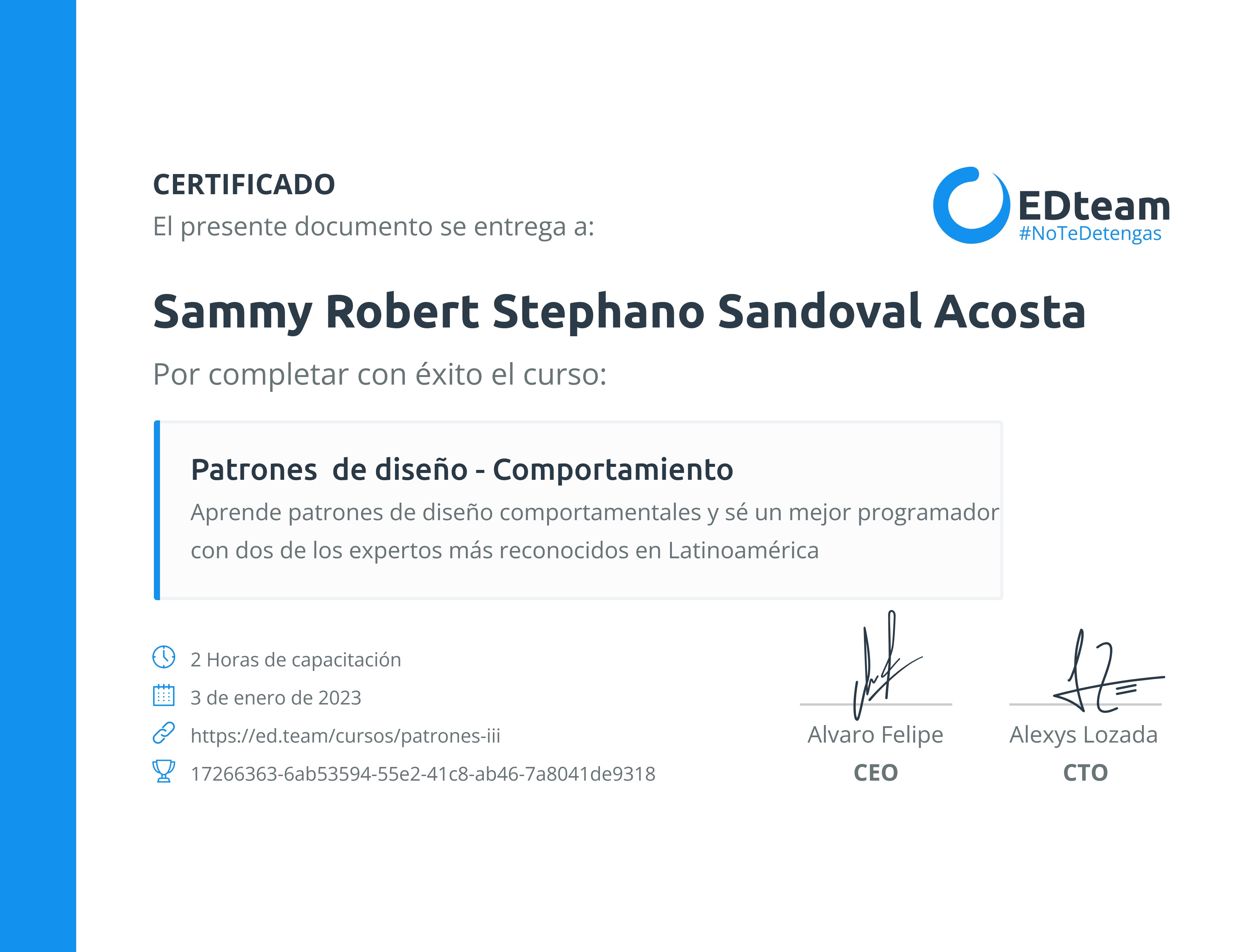 Certificado