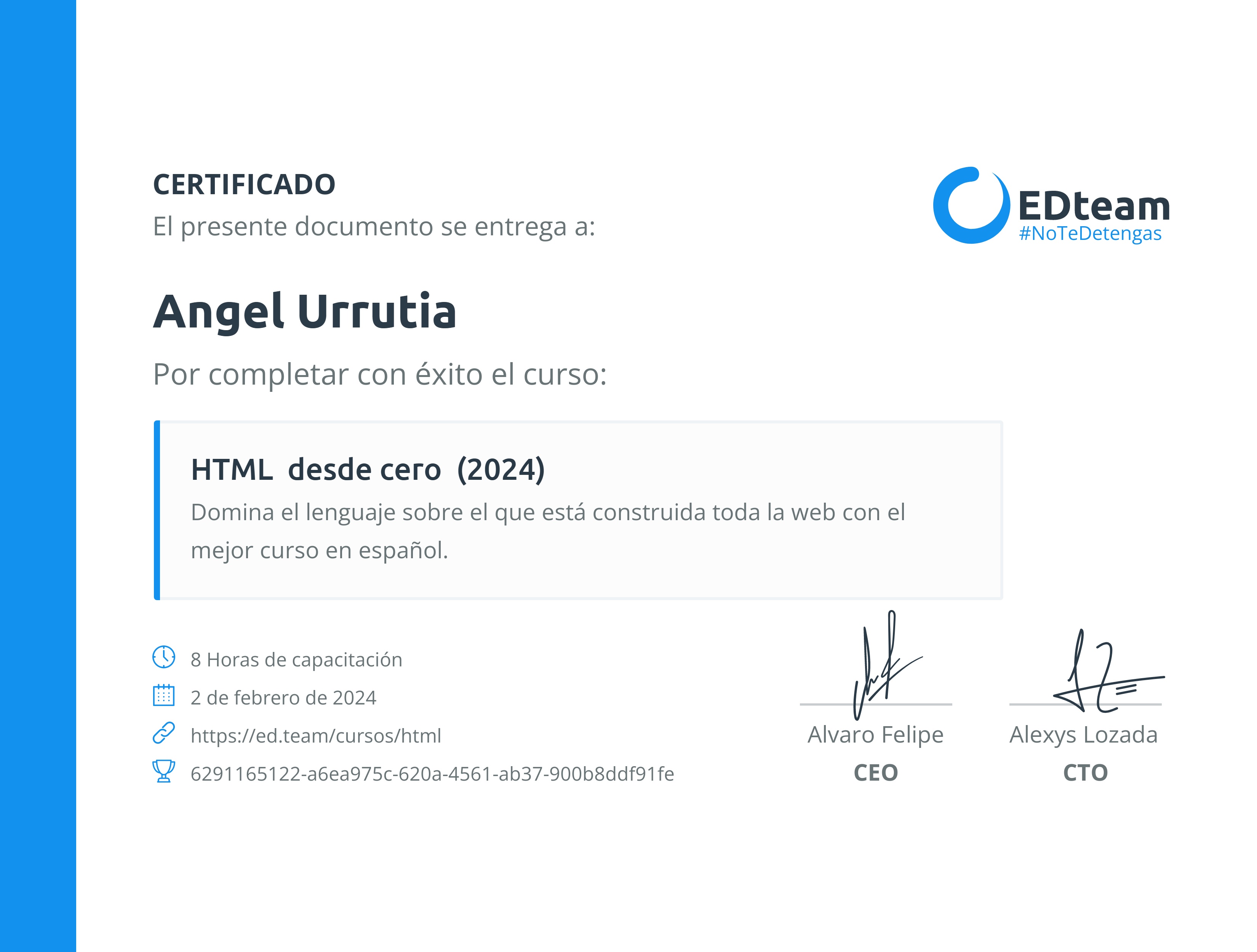 Certificado
