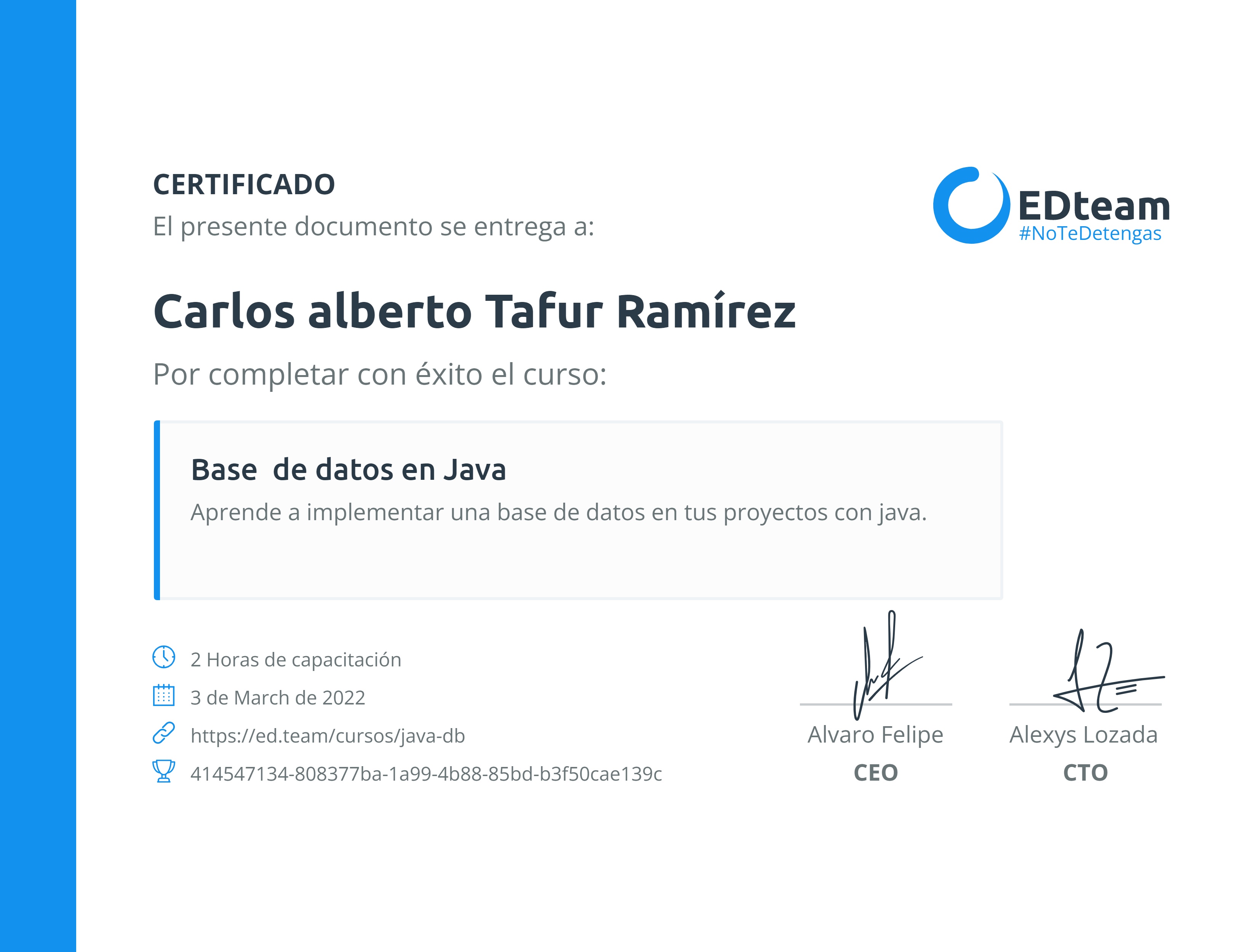 Carlos Alberto Tafur Ramirez - Software Developer l Java l APX | ASO ...