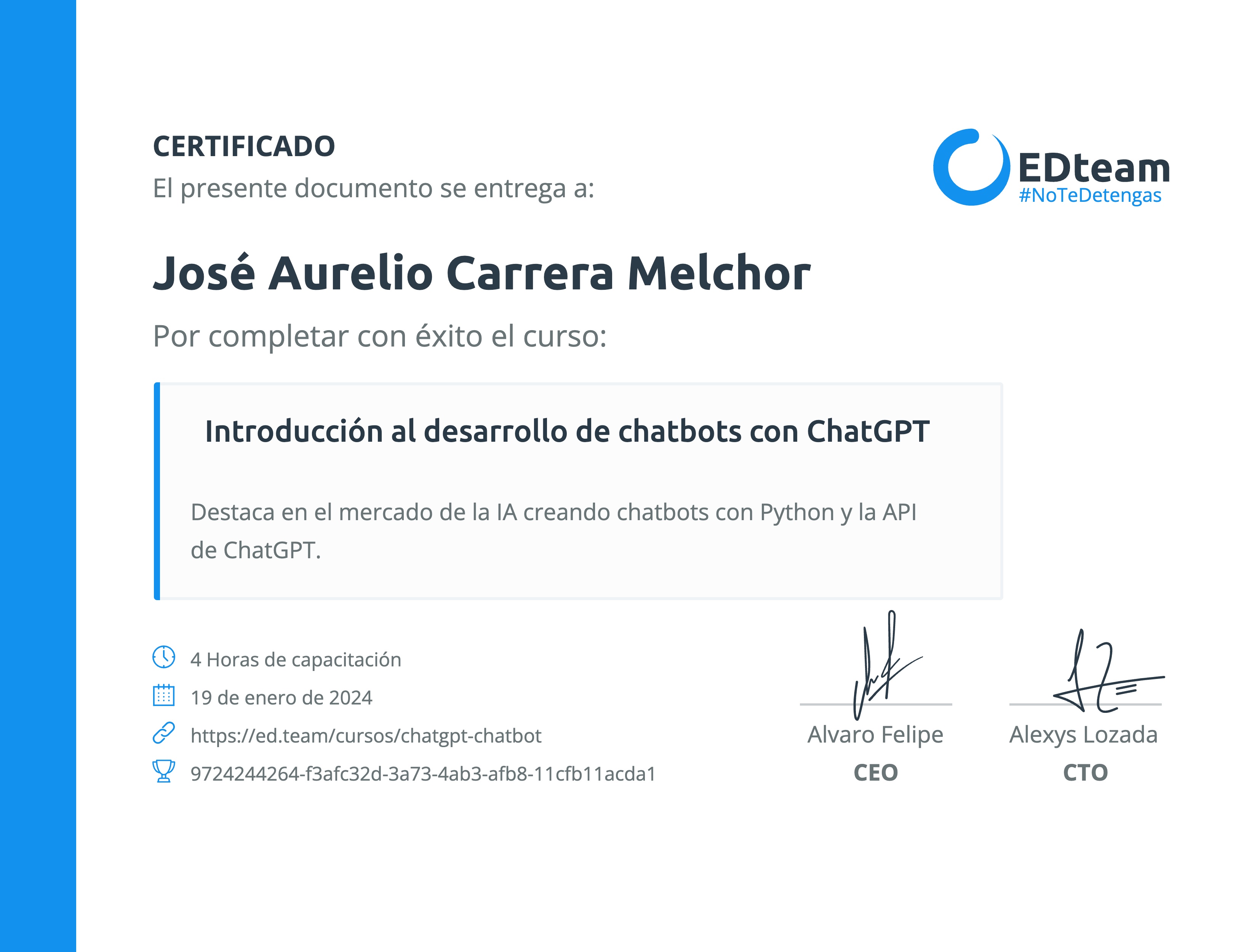 Certificado