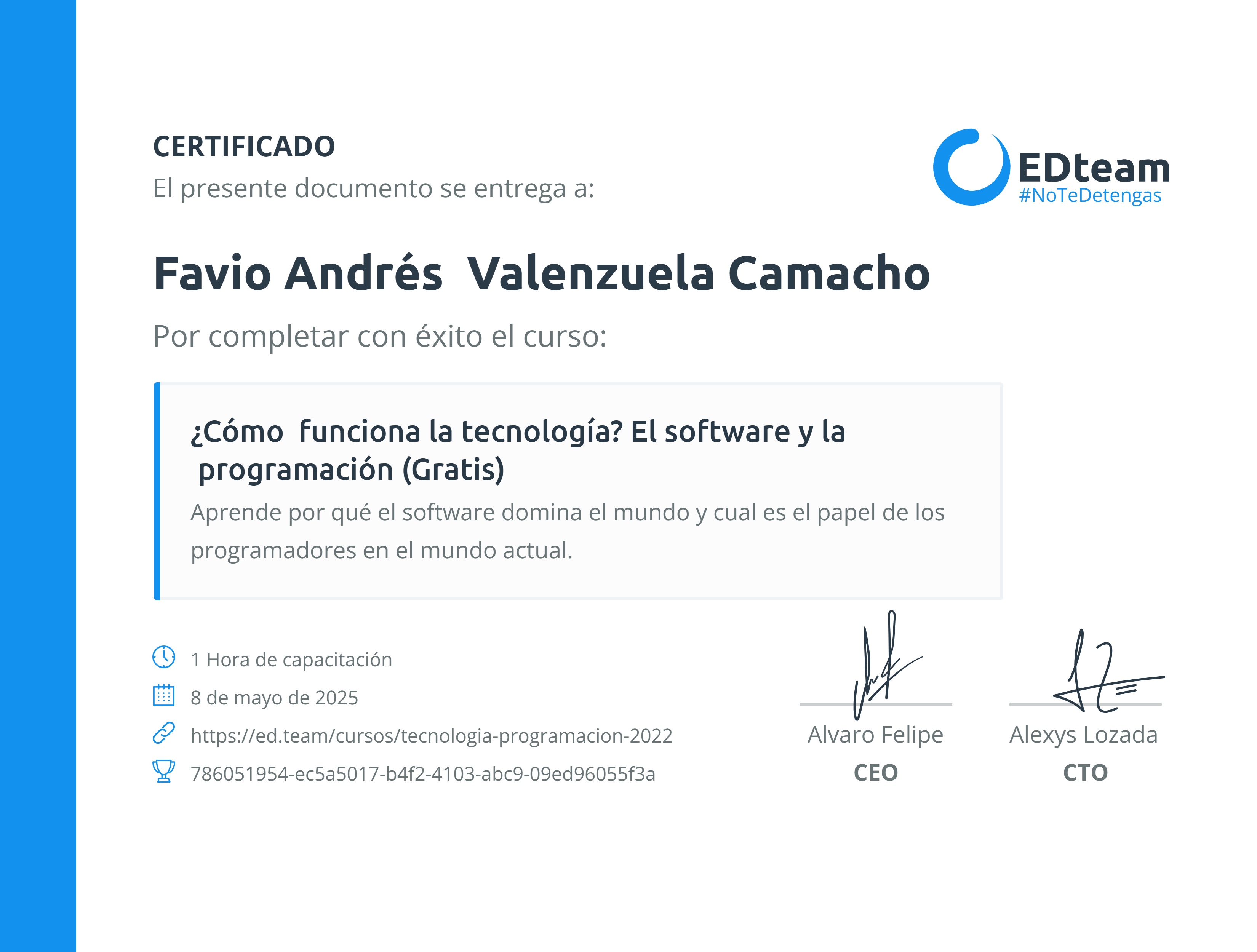 Certificado