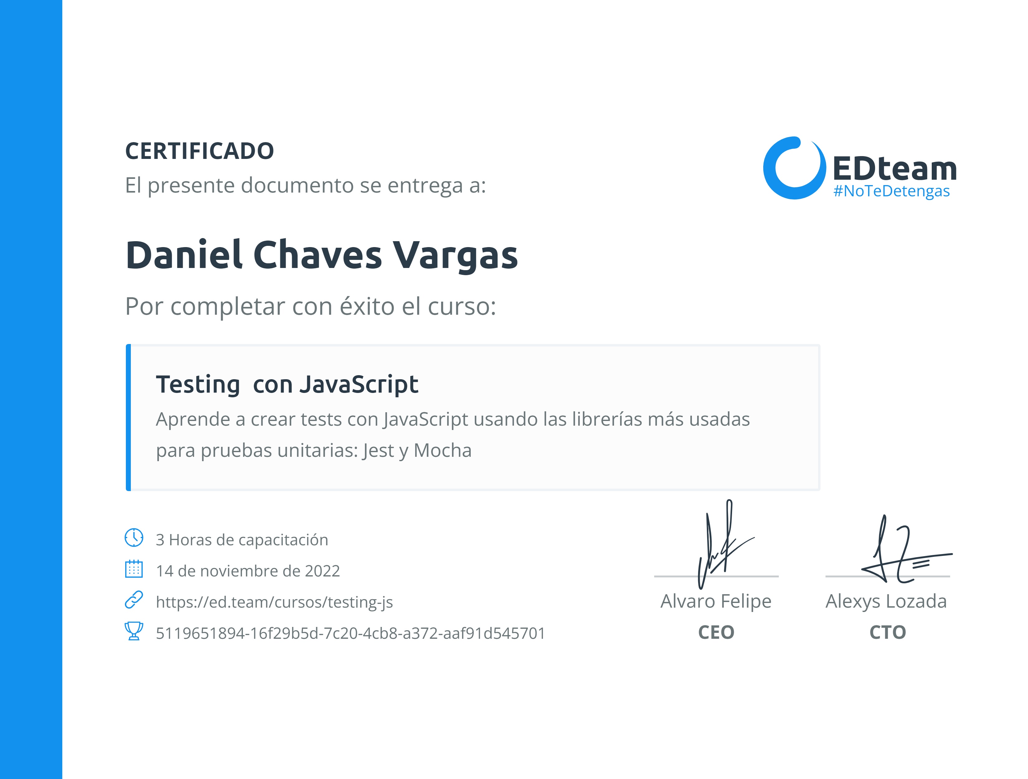 Certificado