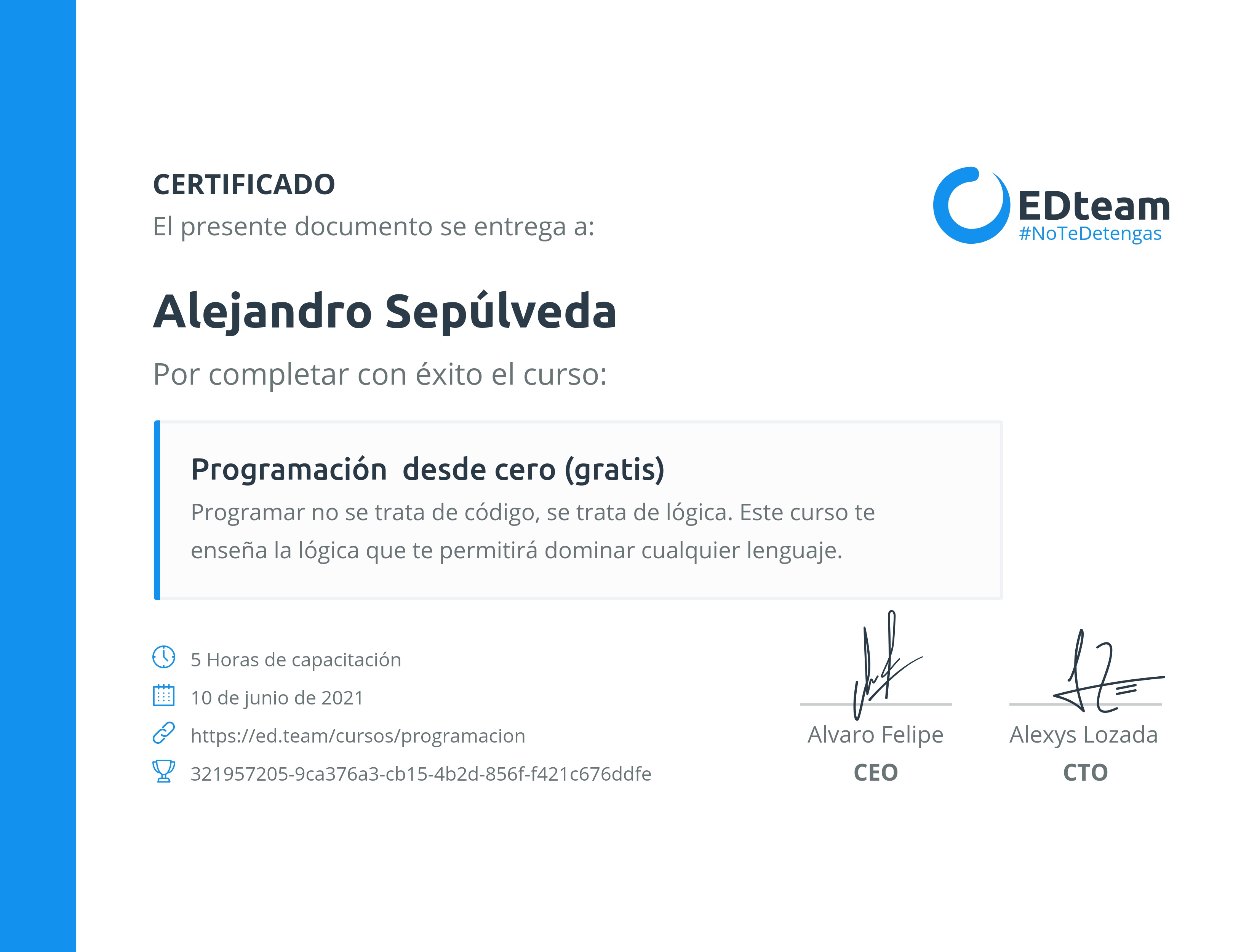 Certificado
