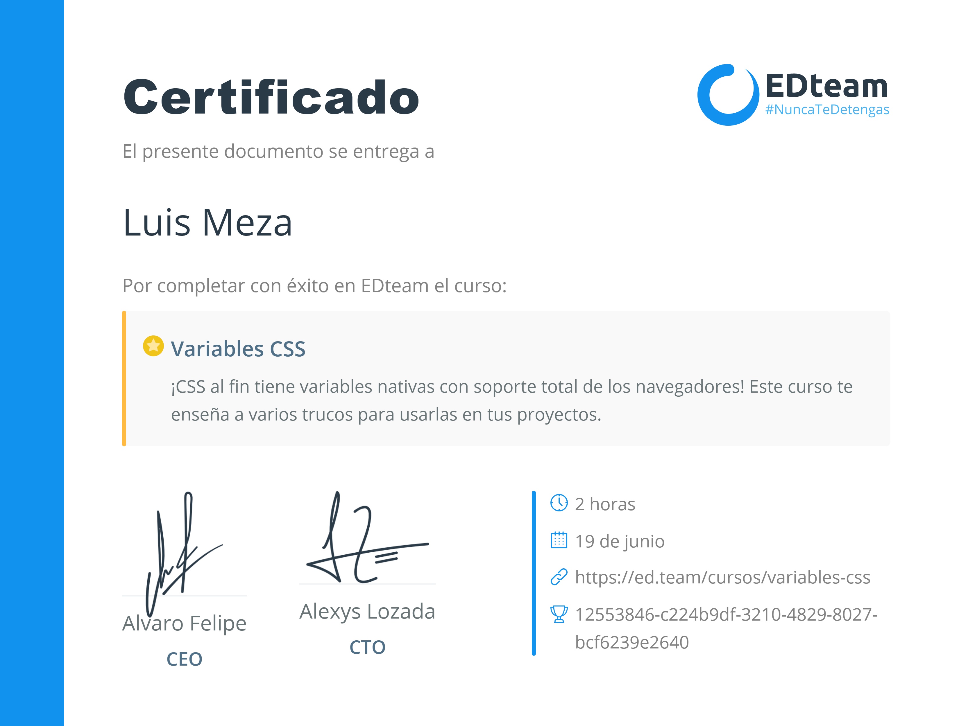 Certificado