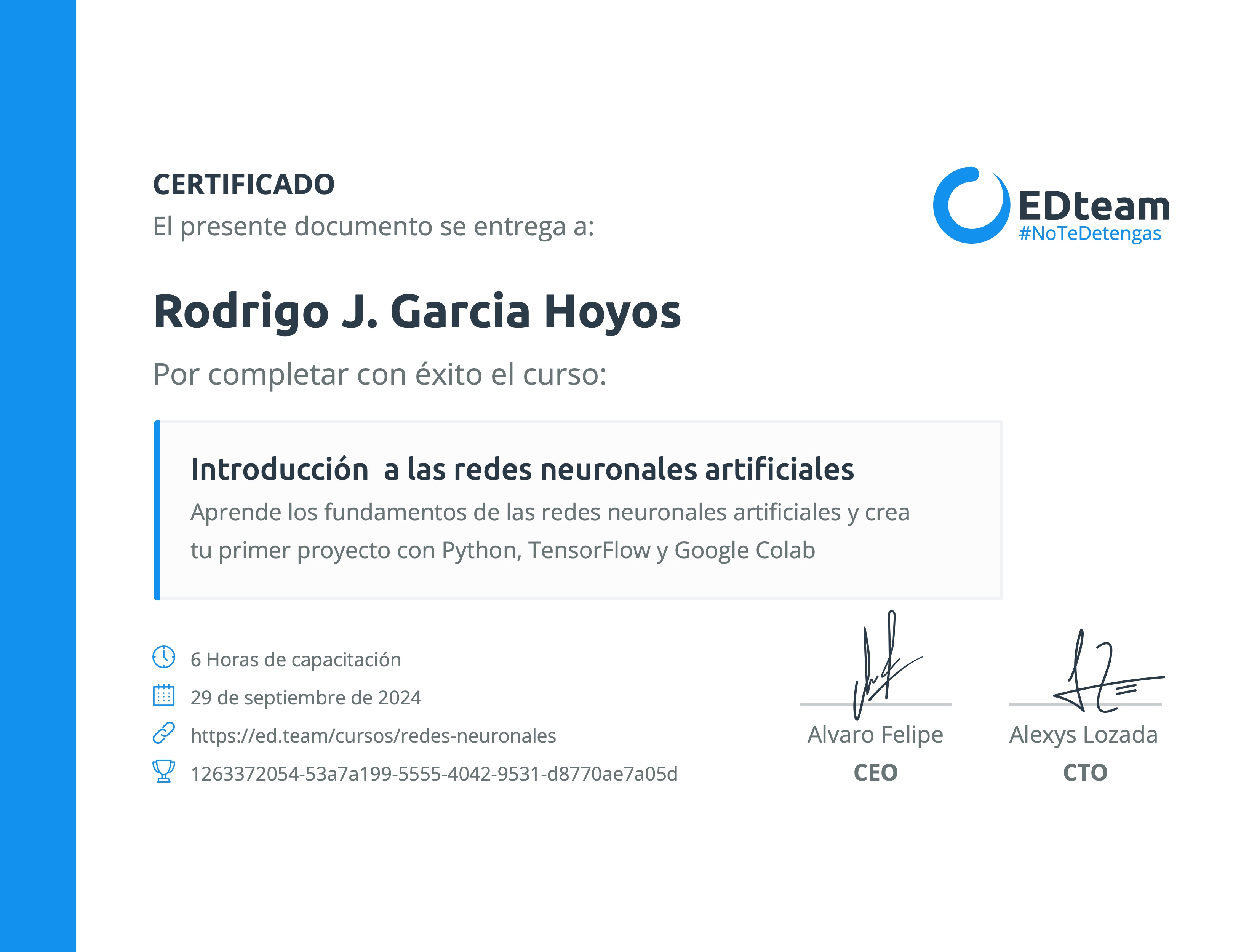 Certificado