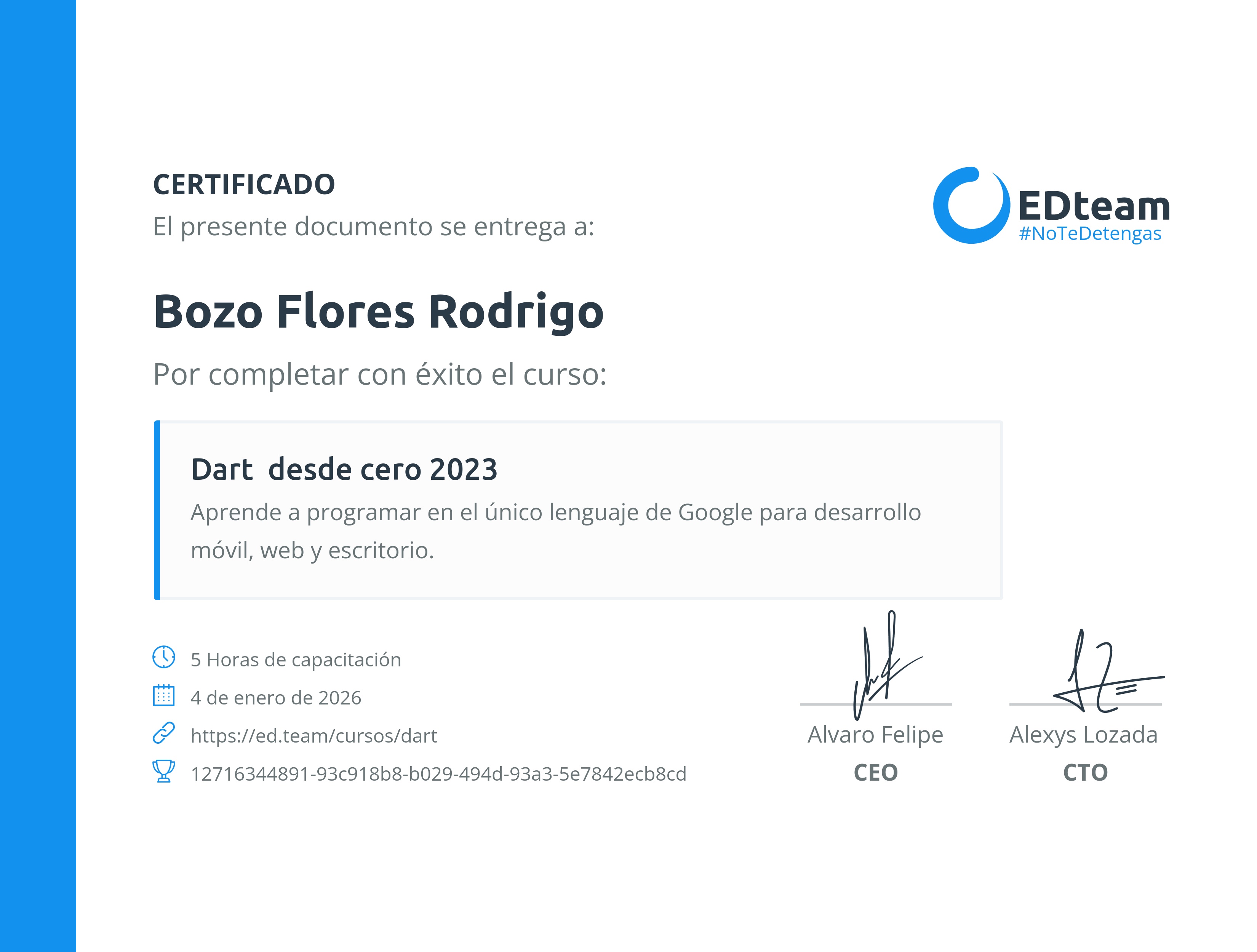Certificado