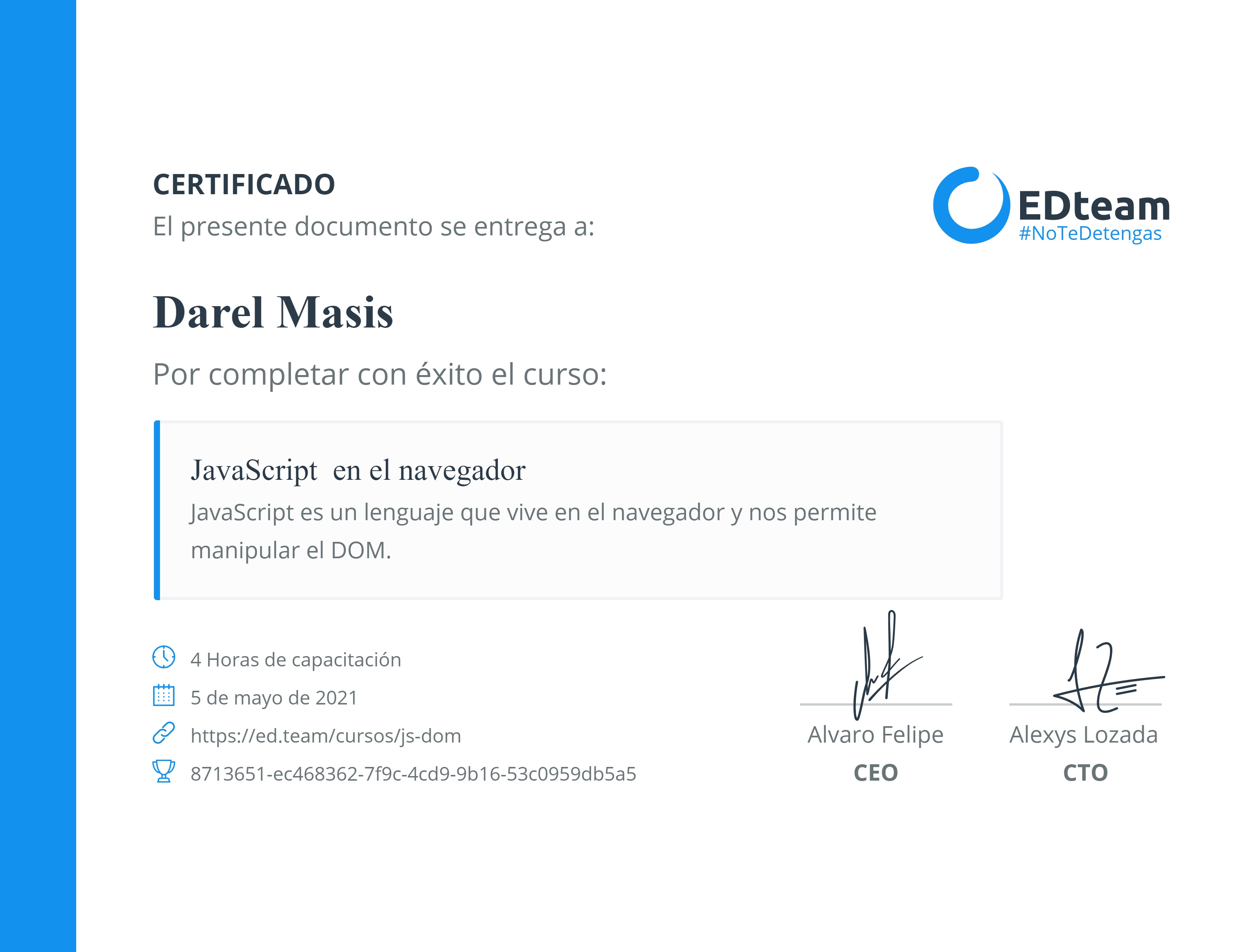 Certificado