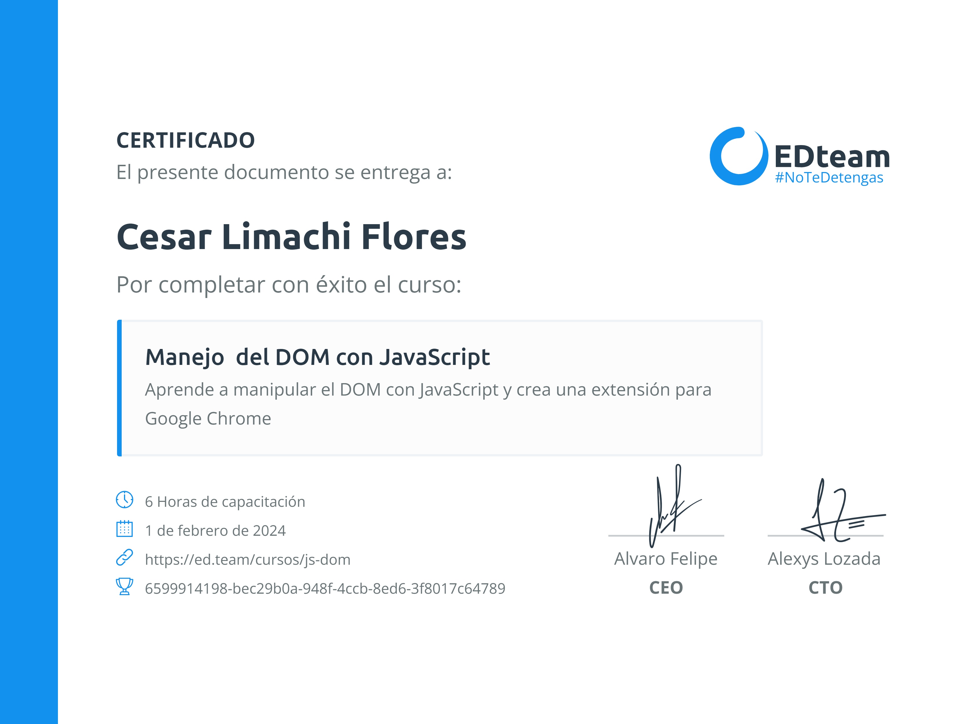 Certificado