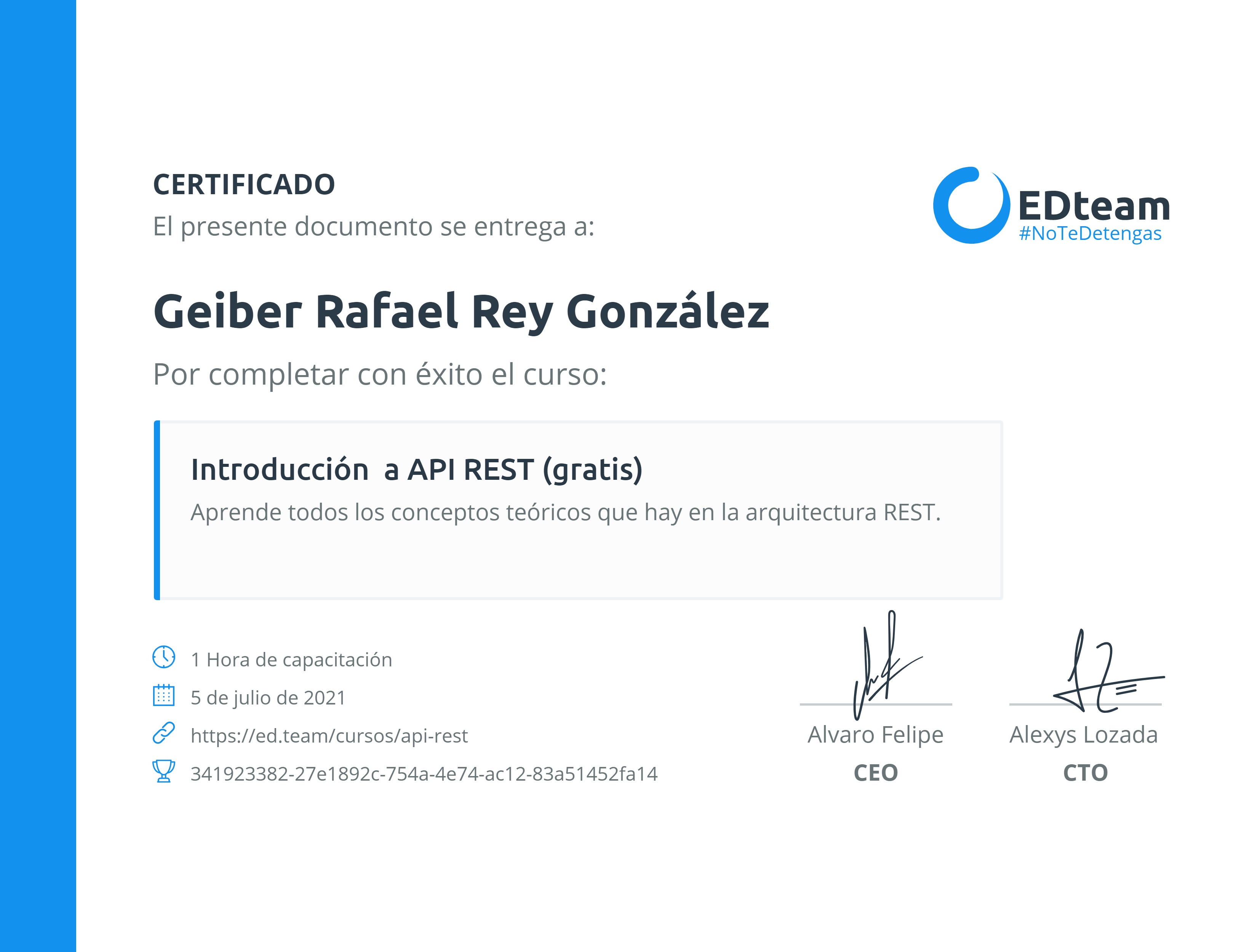 Certificado
