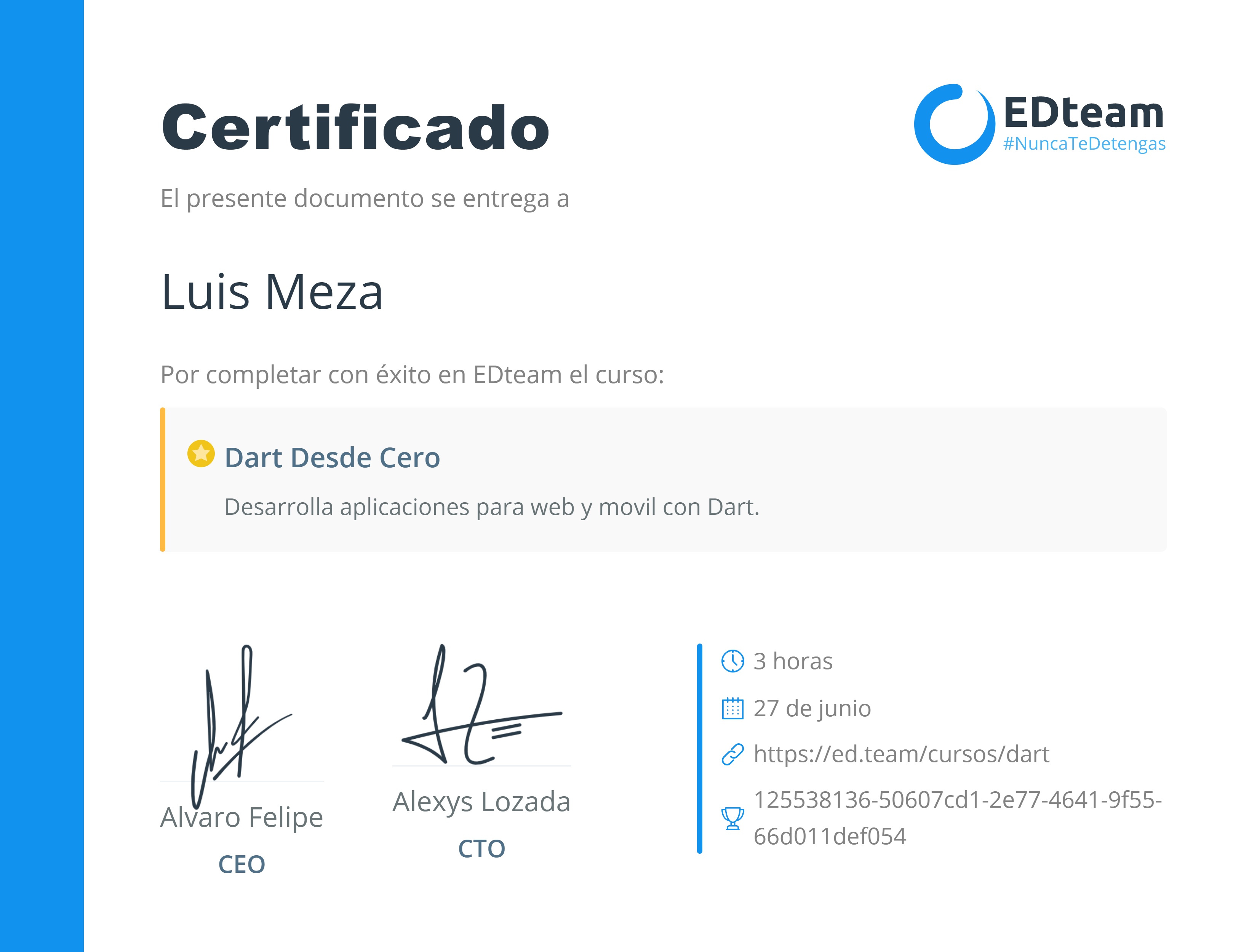Certificado