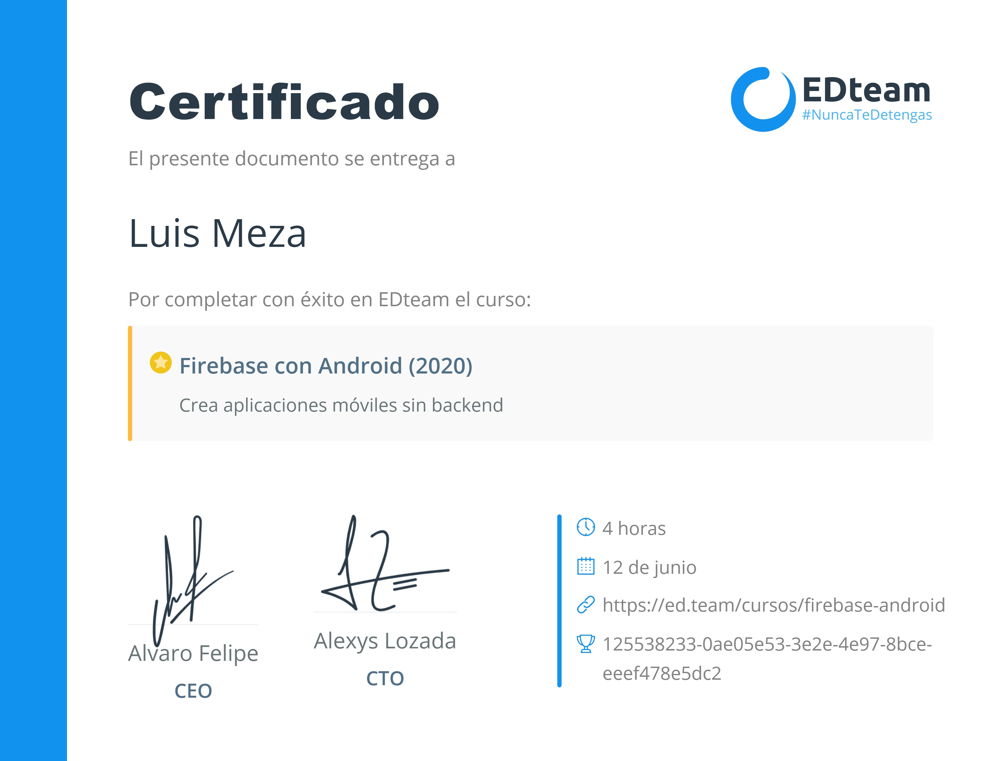 Certificado